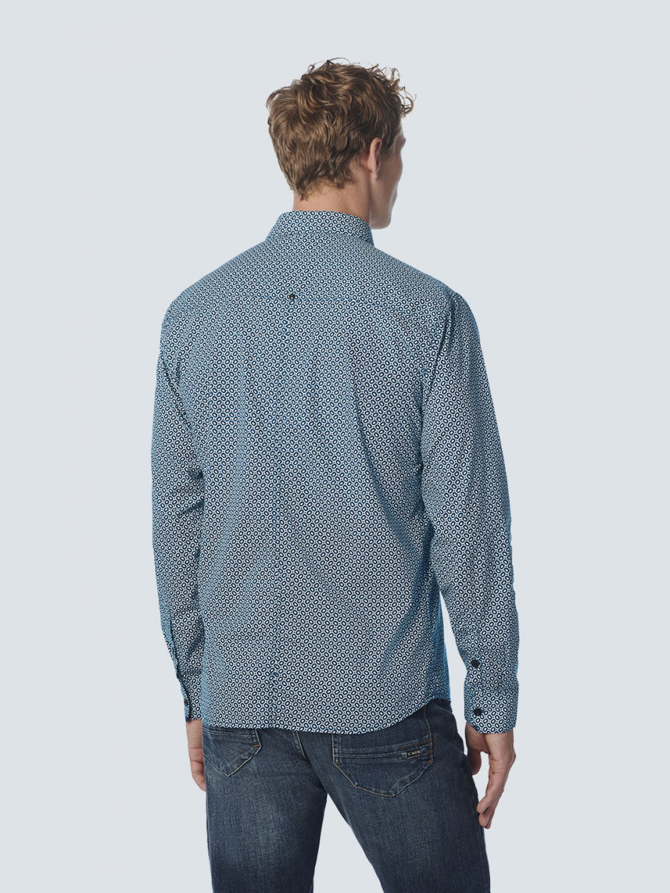 Shirt Stretch Allover Printed | Ocean