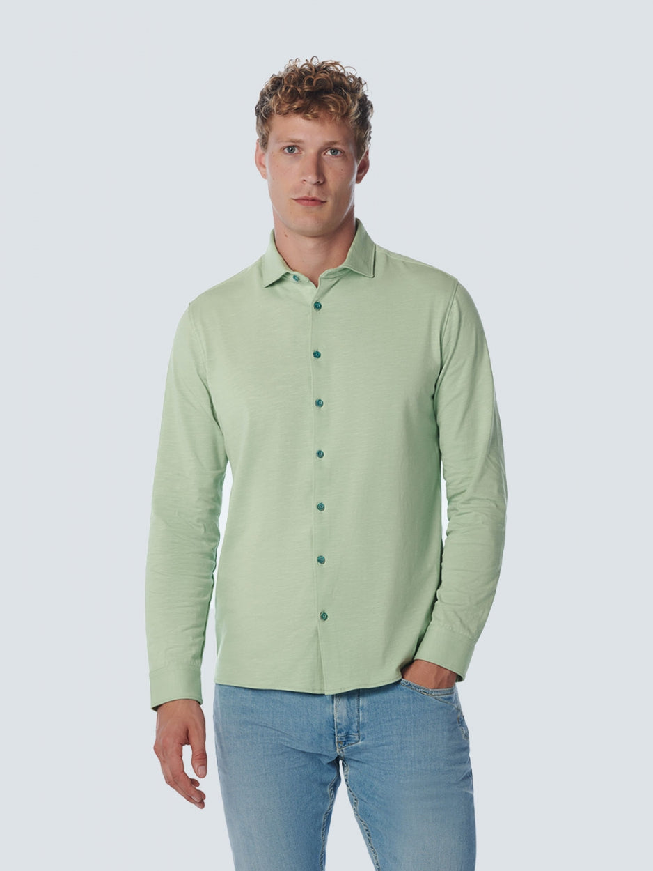 Shirt Jersey Stretch Solid | Light Seagreen