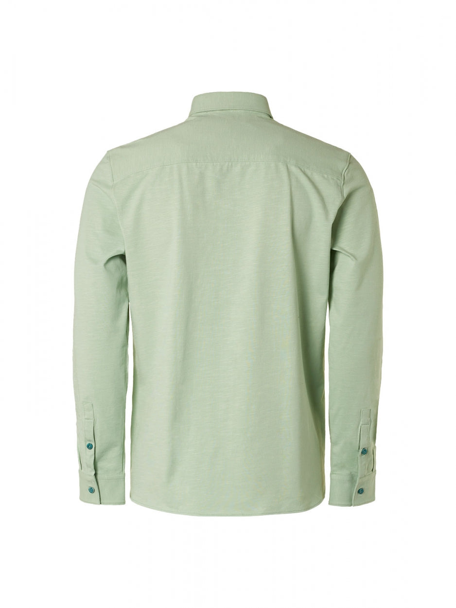 Shirt Jersey Stretch Solid | Light Seagreen