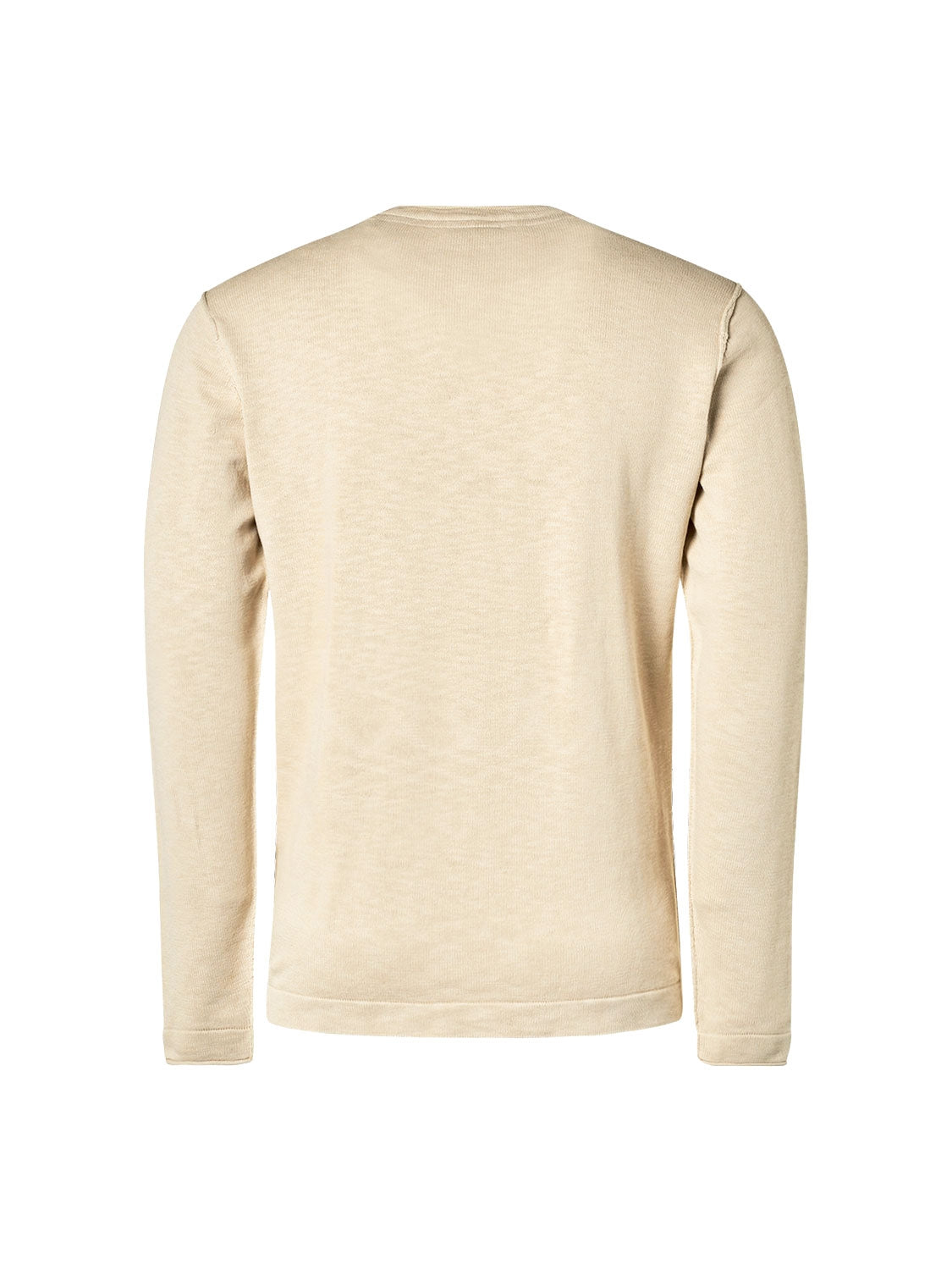 Pullover Crewneck Garment Dyed + Stone Washed | Cream