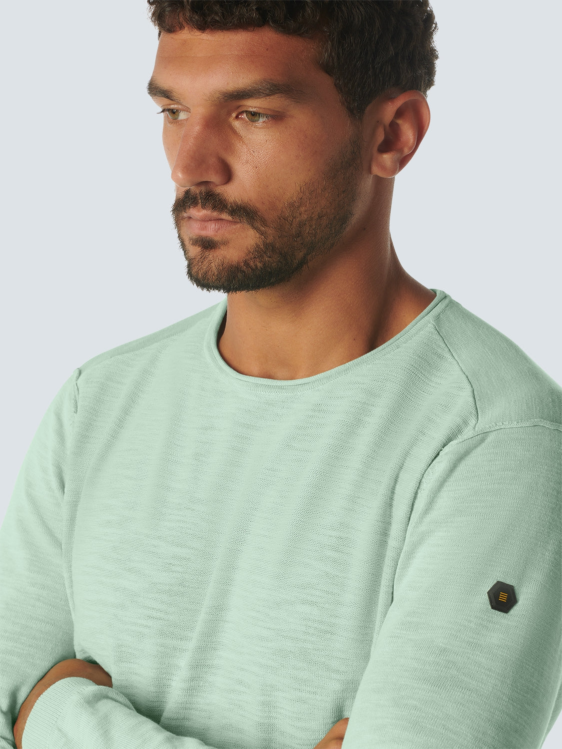 Pullover Crewneck Garment Dyed + Stone Washed | Mint