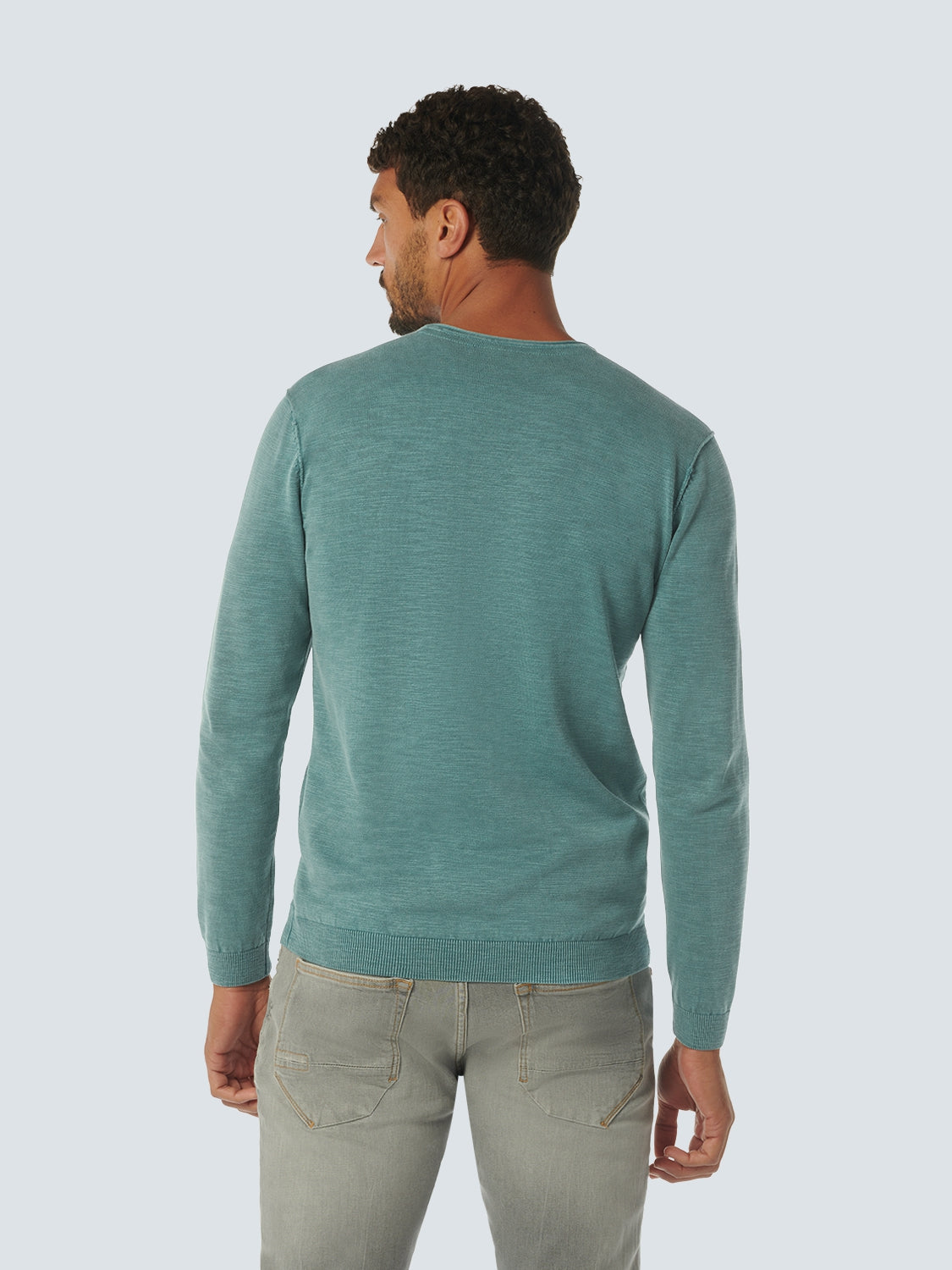 Pullover Crewneck Garment Dyed + Stone Washed | Pacific