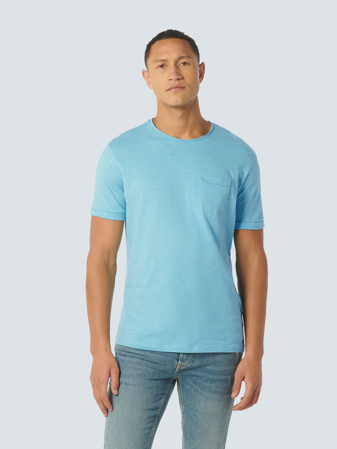 T-Shirt Crewneck Slub | Aqua