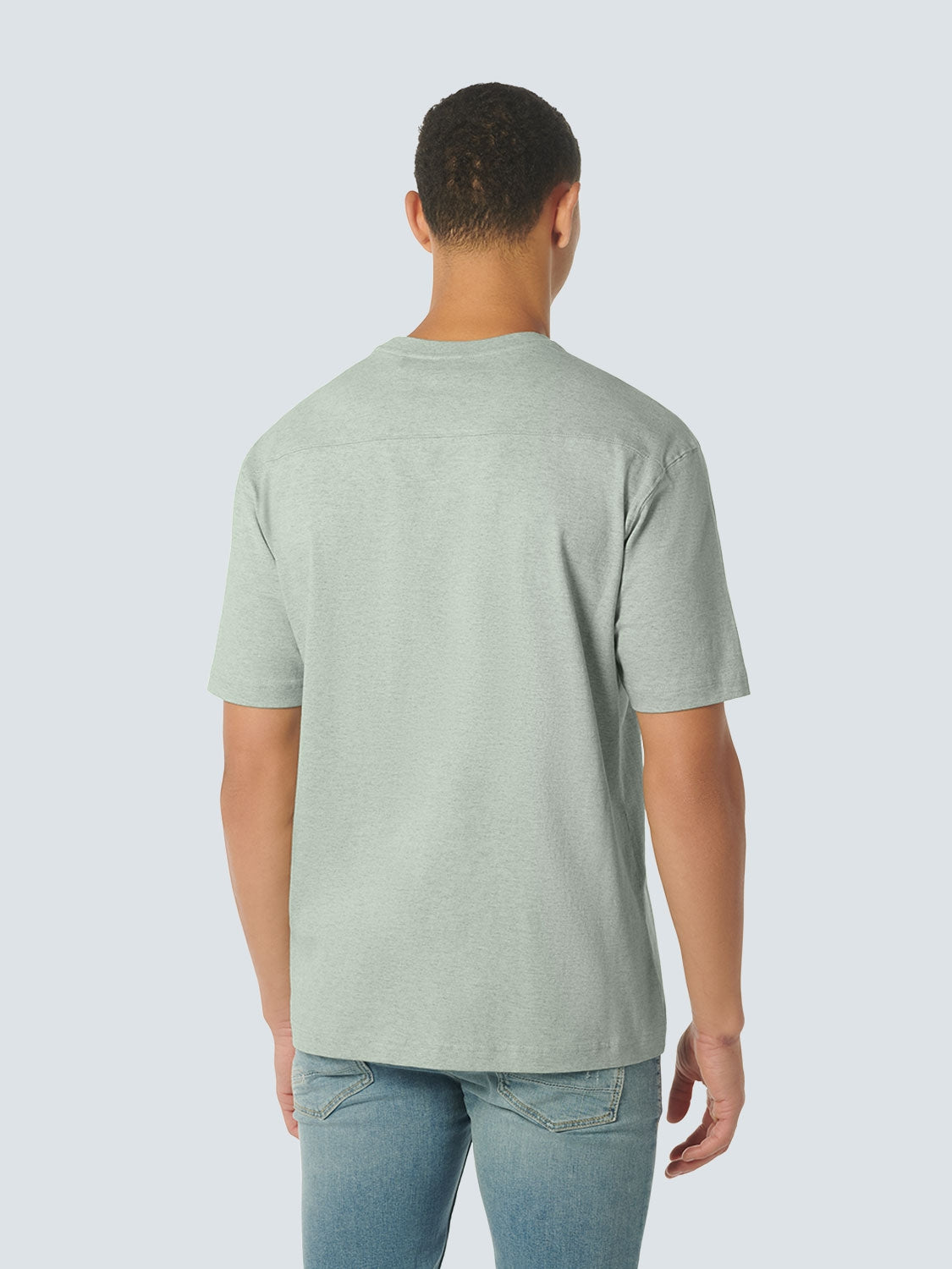 T-Shirt Crewneck Melange | Mint