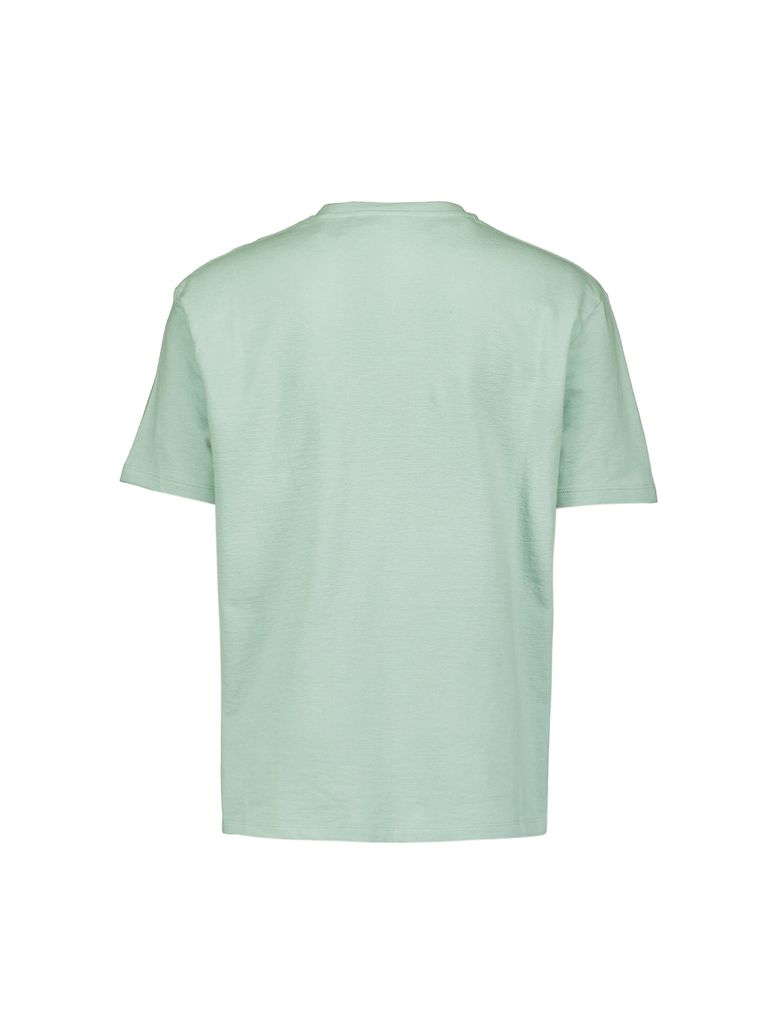 T-Shirt Crewneck Solid Jacquard Slub | Mint