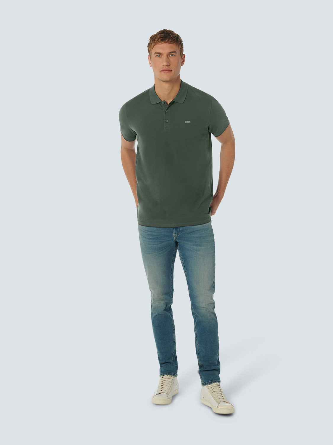 Polo Solid Stretch | Dark Steel
