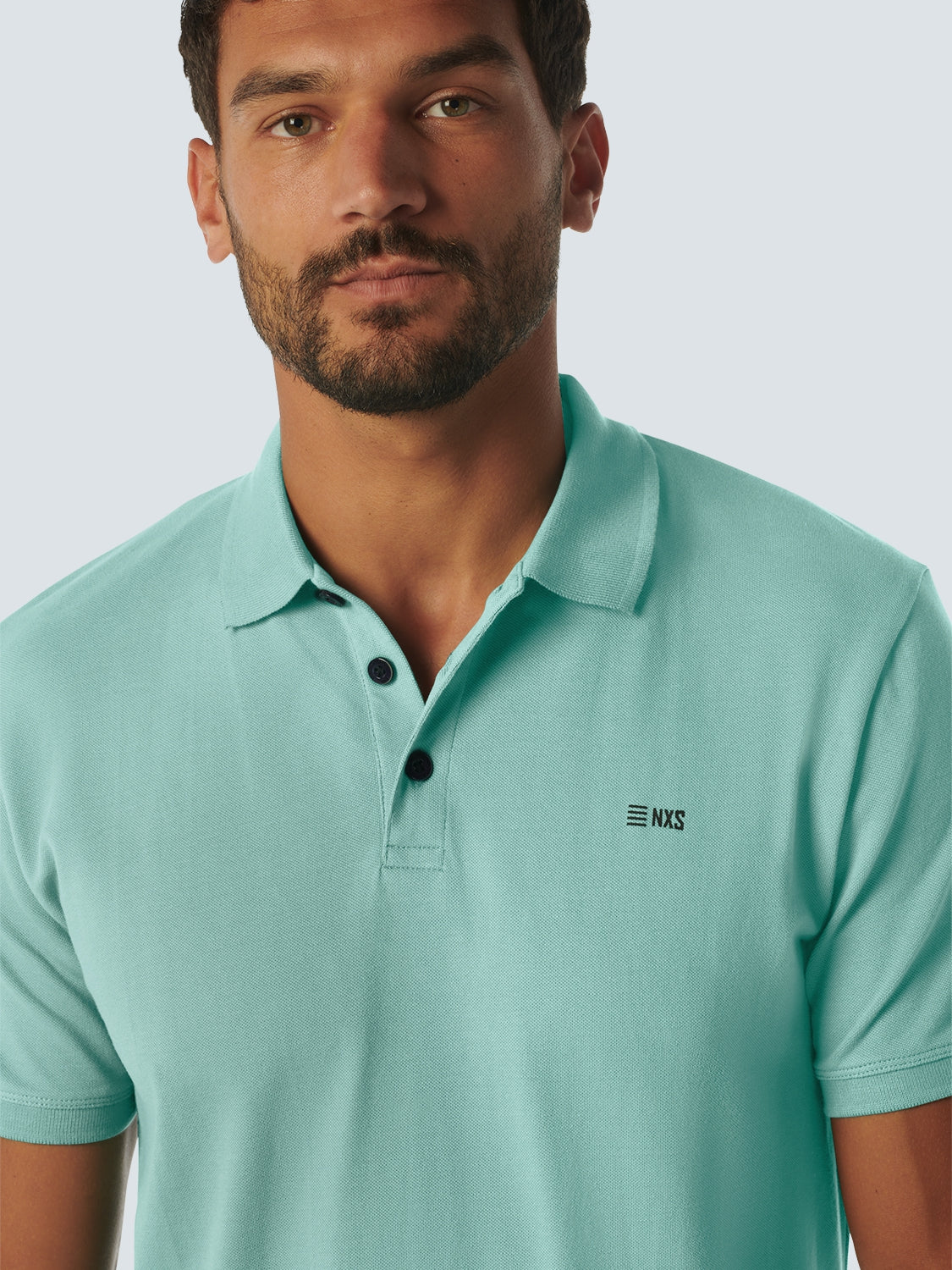 Polo Solid Stretch | Pacific