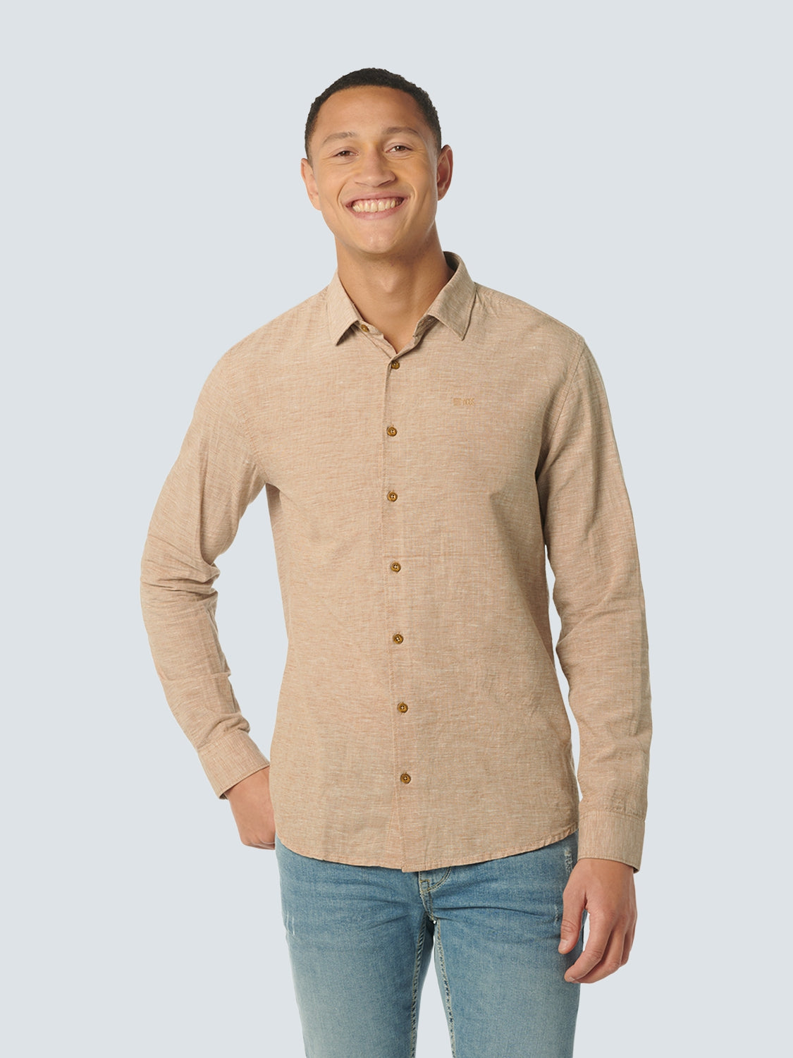 Shirt 2 Coloured With Linen | Desert