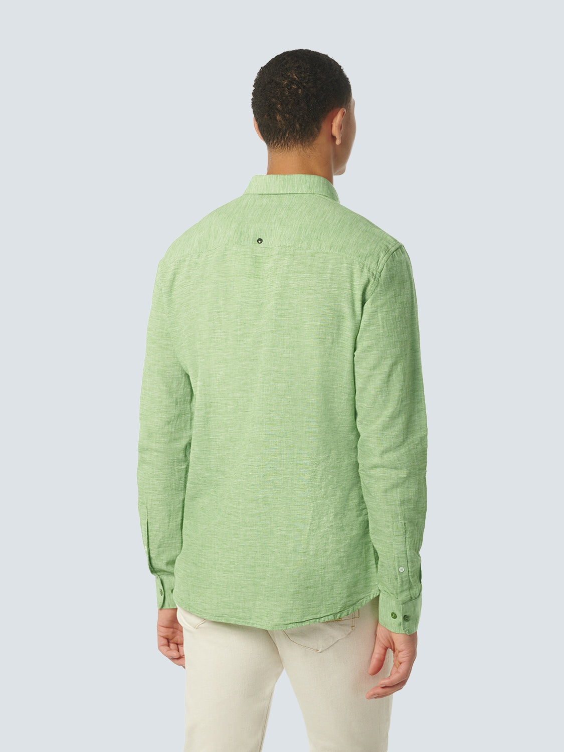 Shirt 2 Coloured With Linen | Green