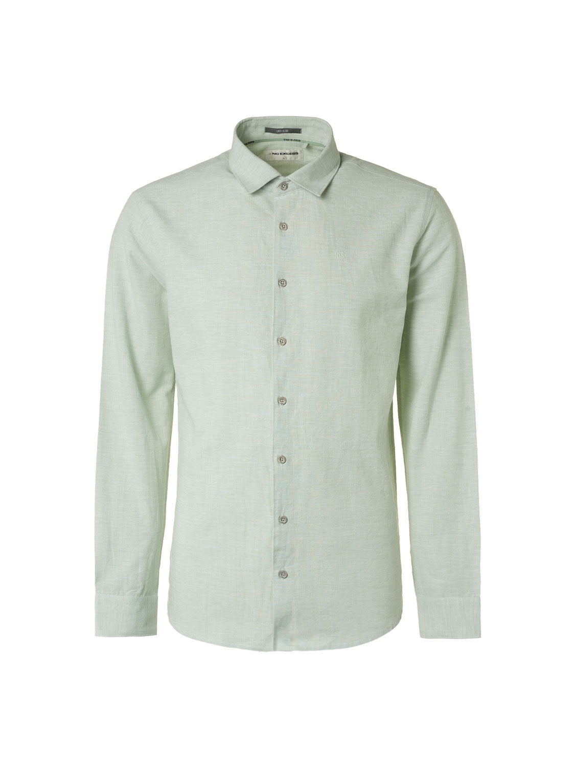 Shirt 2 Coloured With Linen | Mint