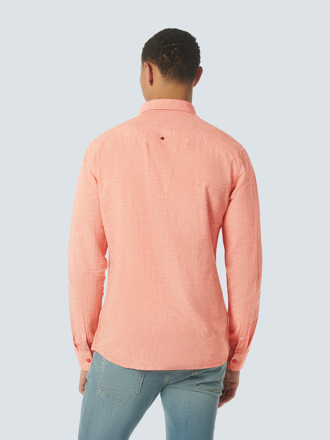 Shirt 2 Coloured With Linen | Melon