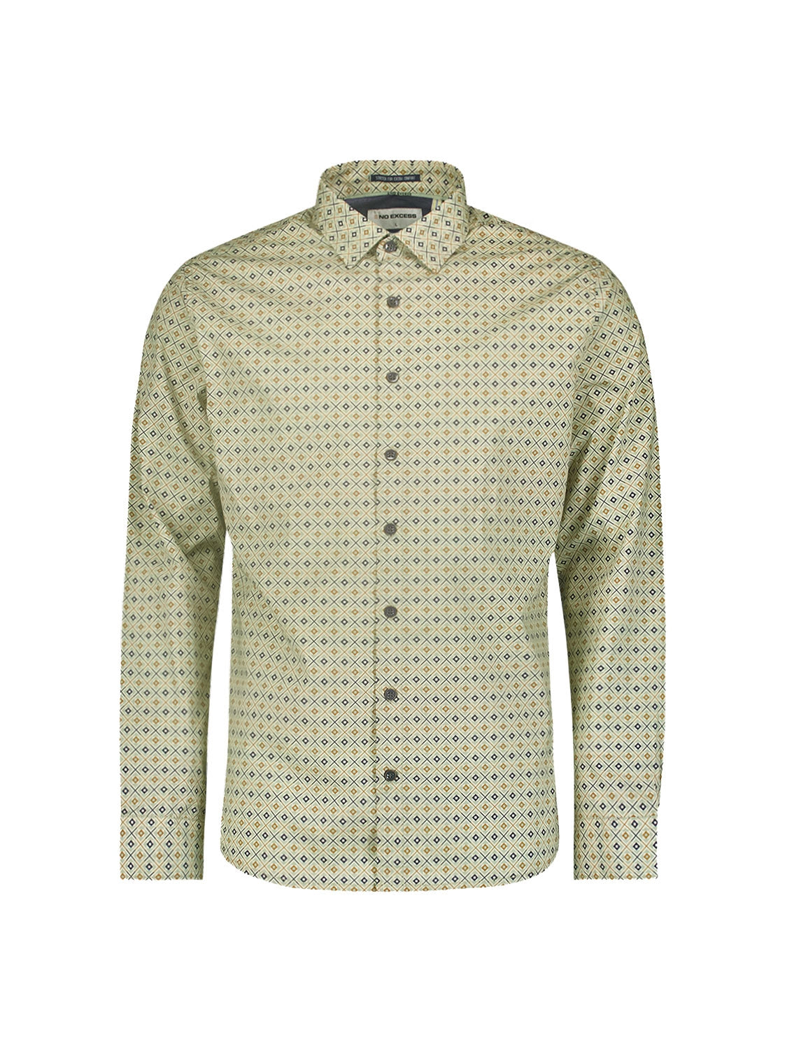 Stylish Shirt with All-Over Pattern | Smoke