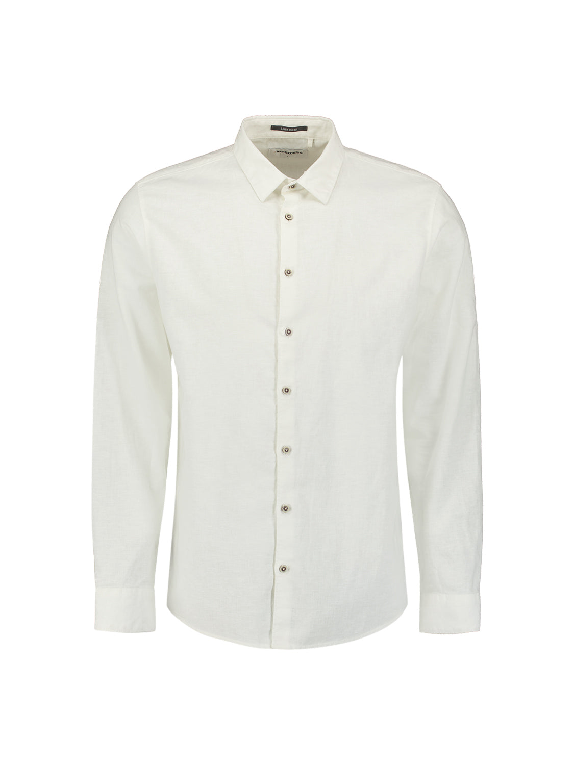 linen shirt | White