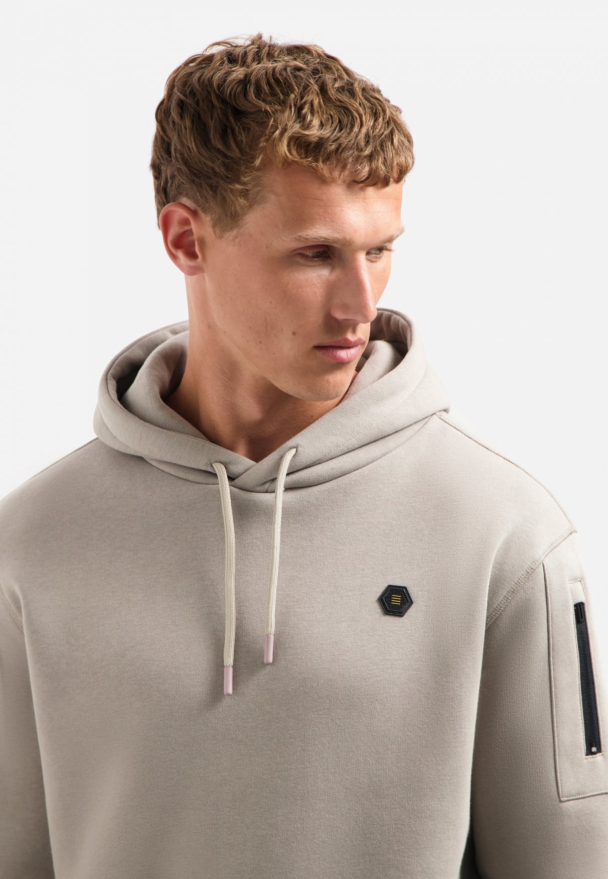 Hooded sweater | Clay