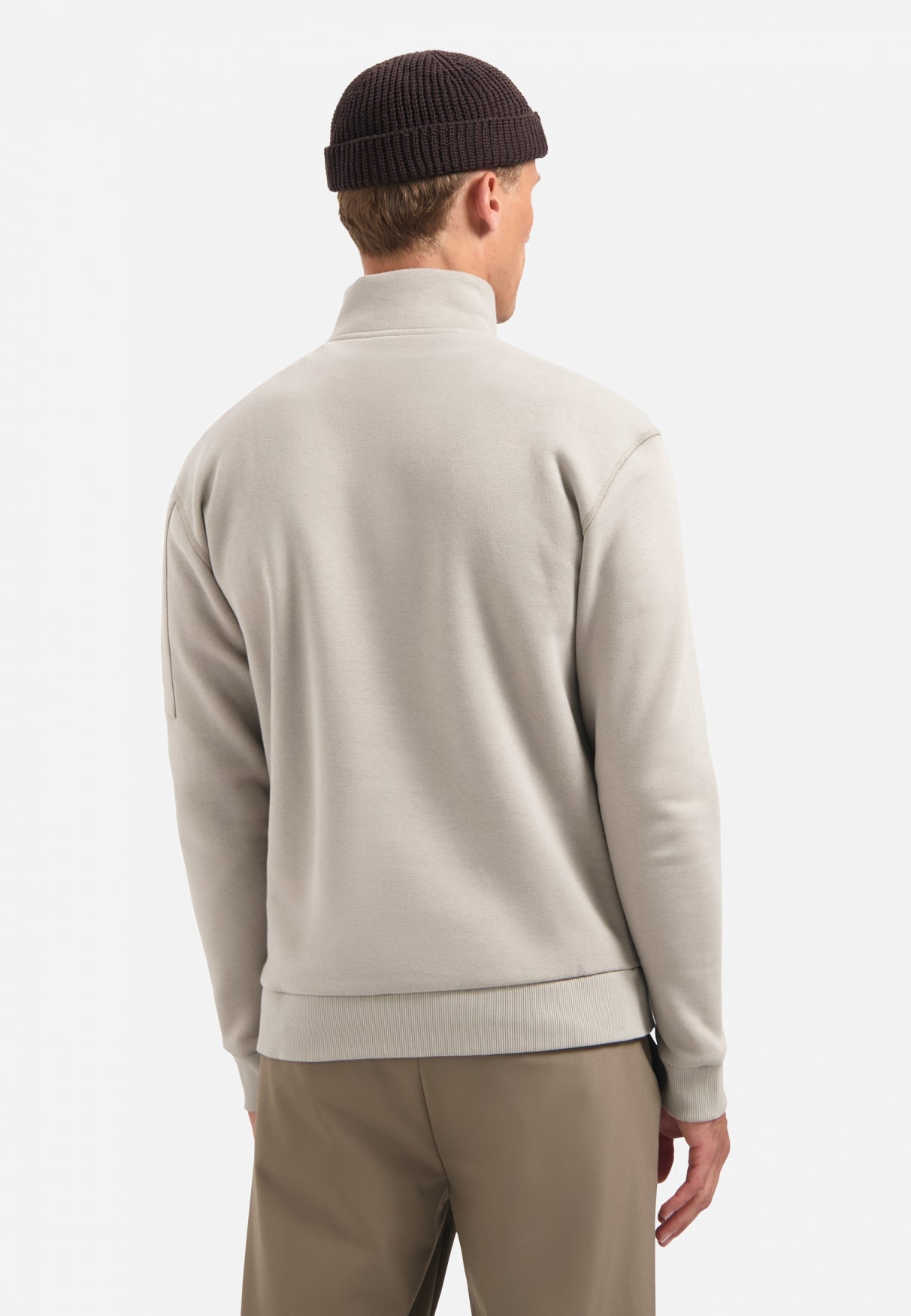 Sweat demi-zip | Clay
