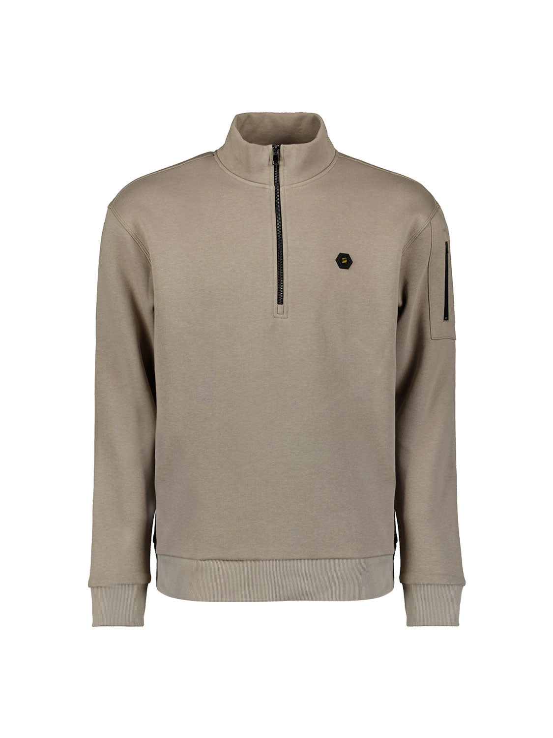 Sweat demi-zip | Clay