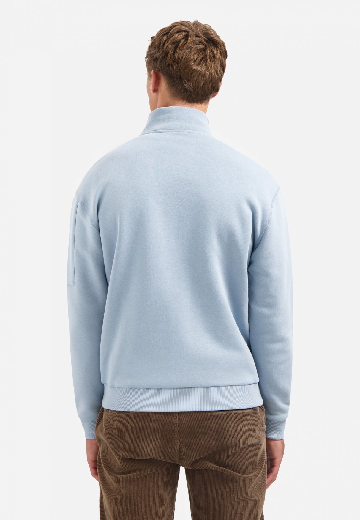 Half-Zip Sweater | Dusty Blue