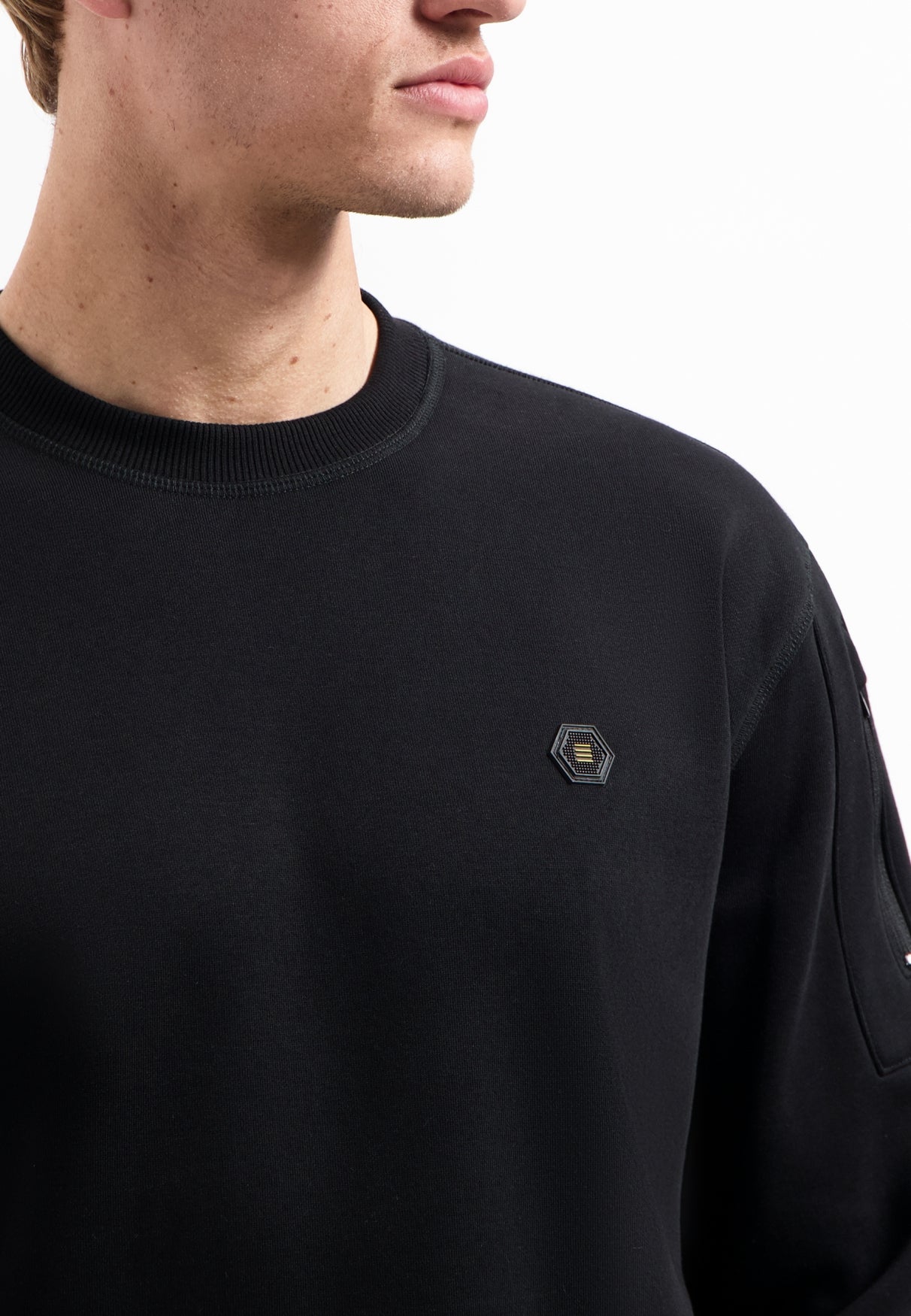 Sweat col rond | Black