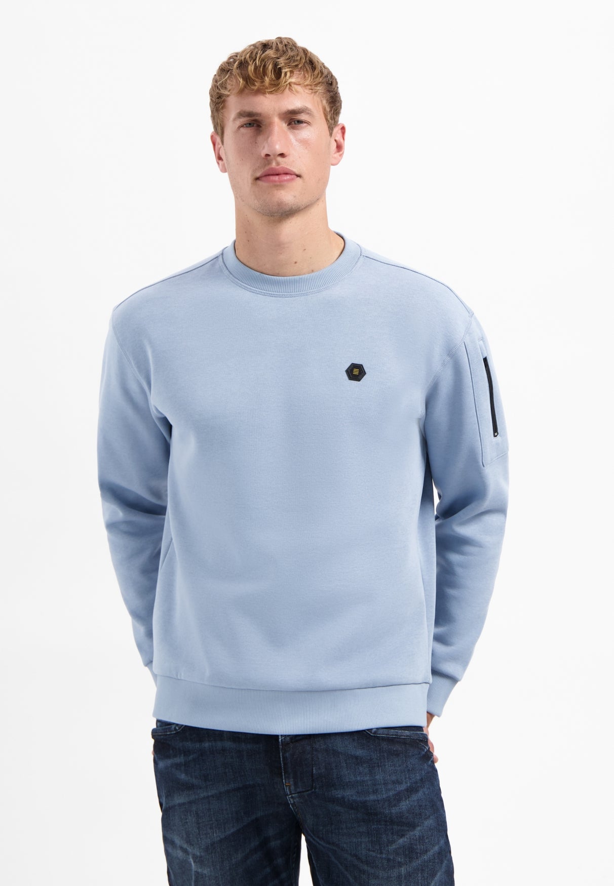 Sweat col rond | Dusty Blue