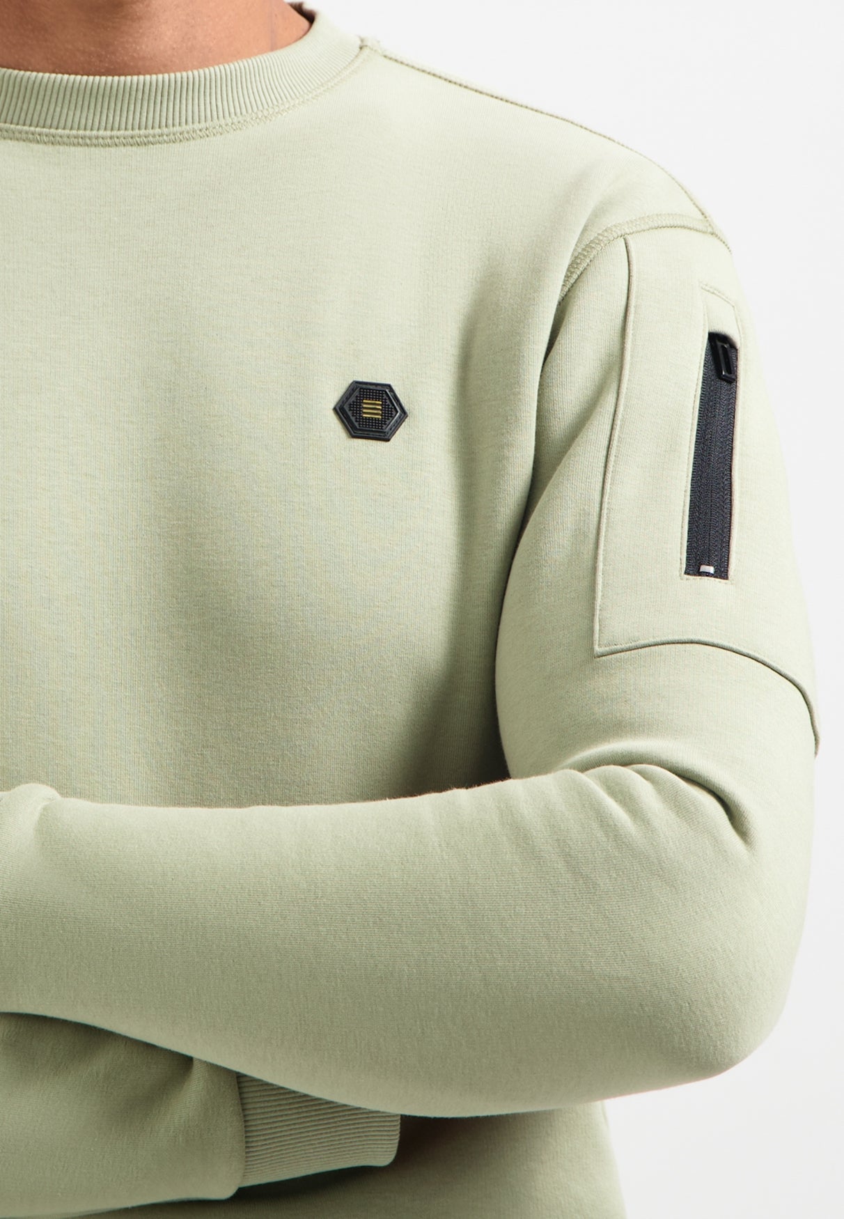 Sweat col rond | Light Moss