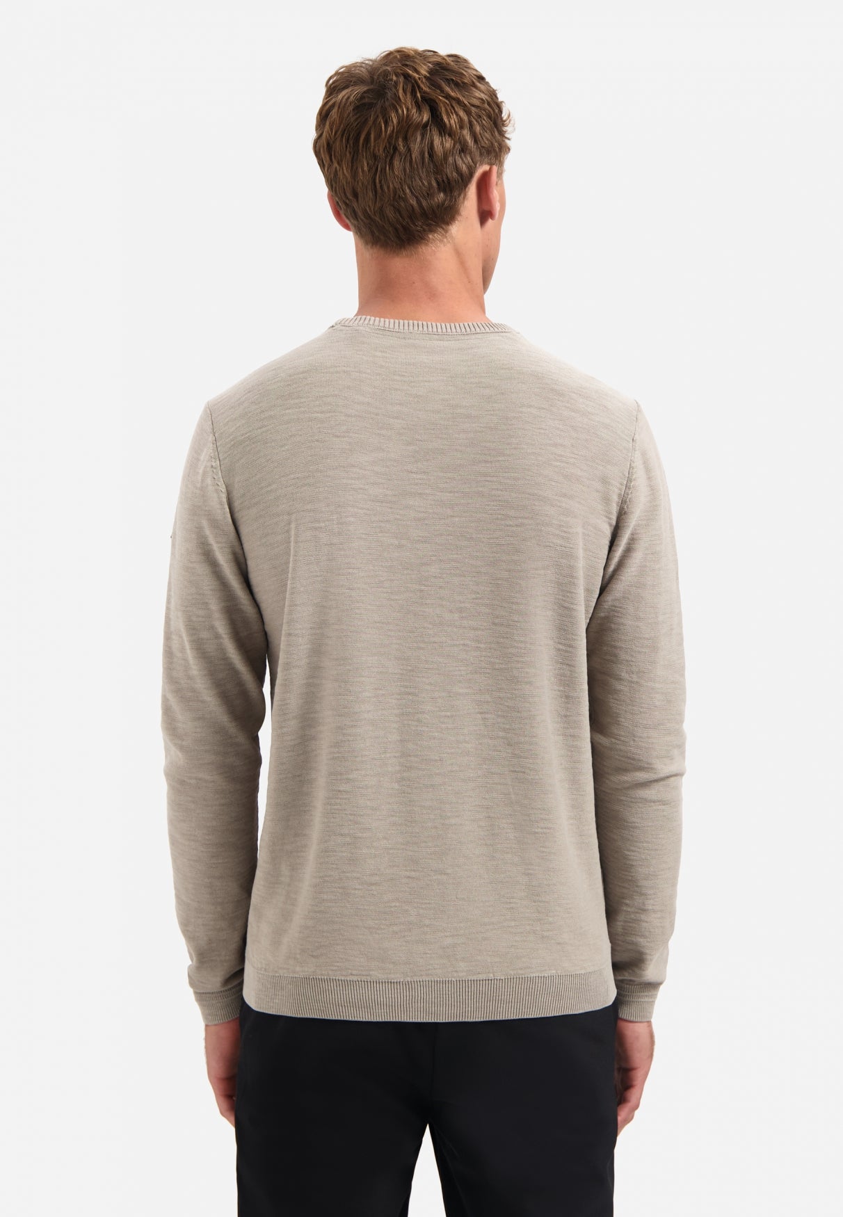 Washed look jumper | Clay