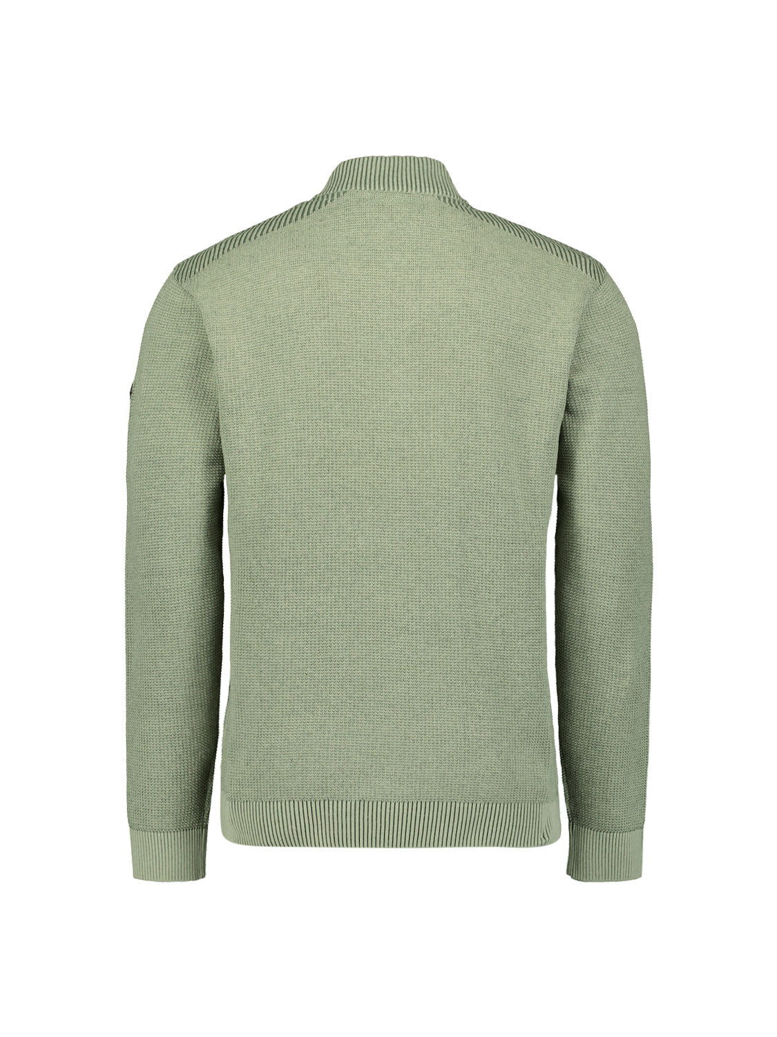 Pull zippé texturé | Light Moss