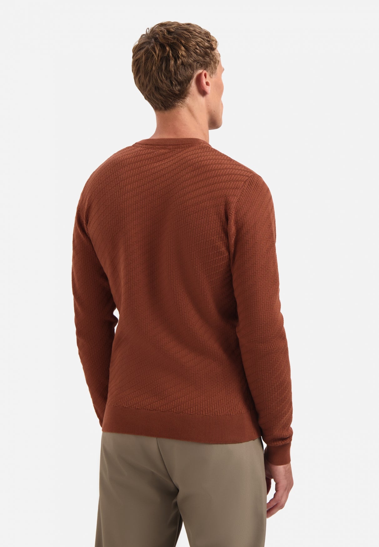 Pull à maille diagonale | Terra