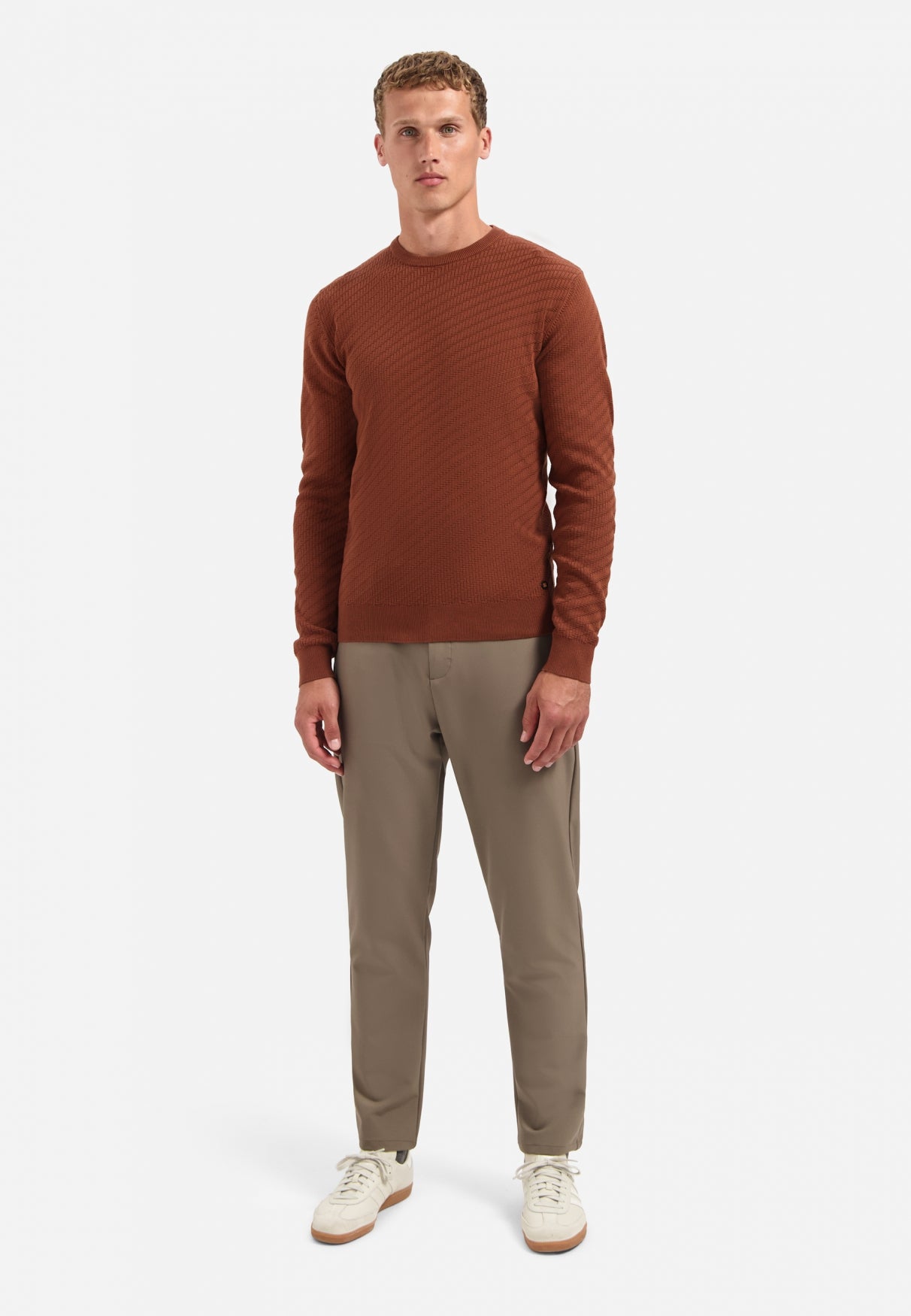 Pull à maille diagonale | Terra