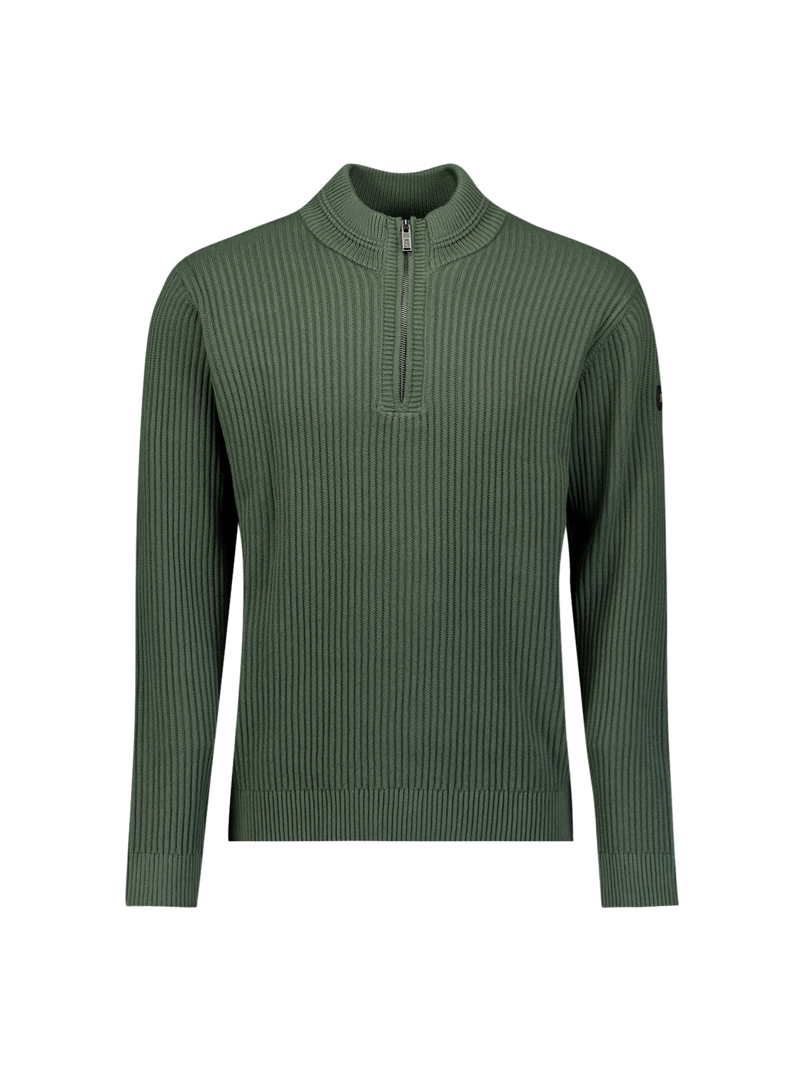 Gros pull côtelé en maille | Dark Green