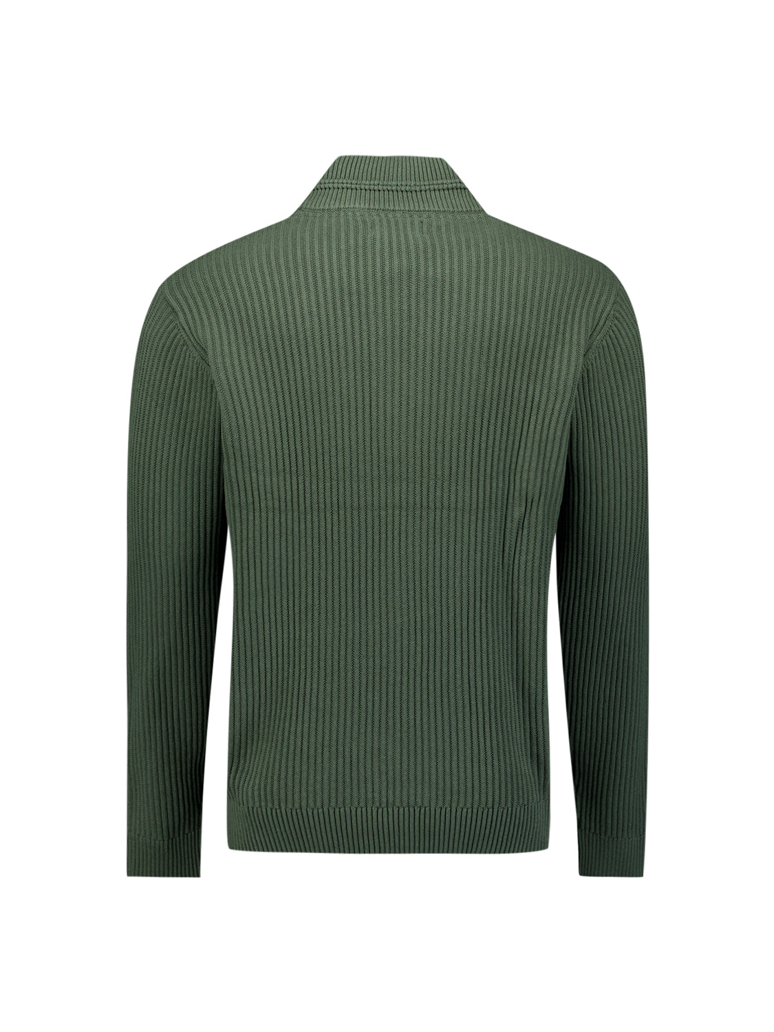 Gros pull côtelé en maille | Dark Green