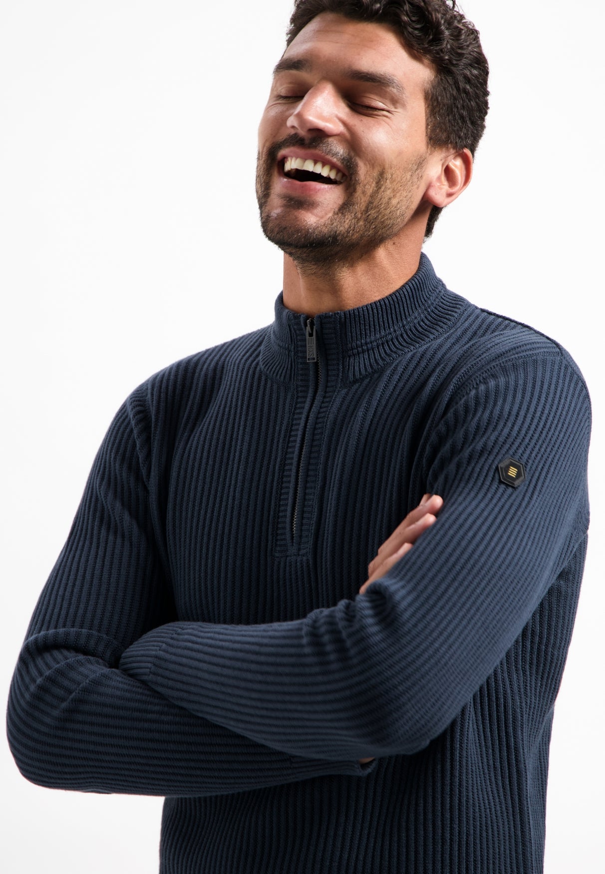 Gros pull côtelé en maille | Night