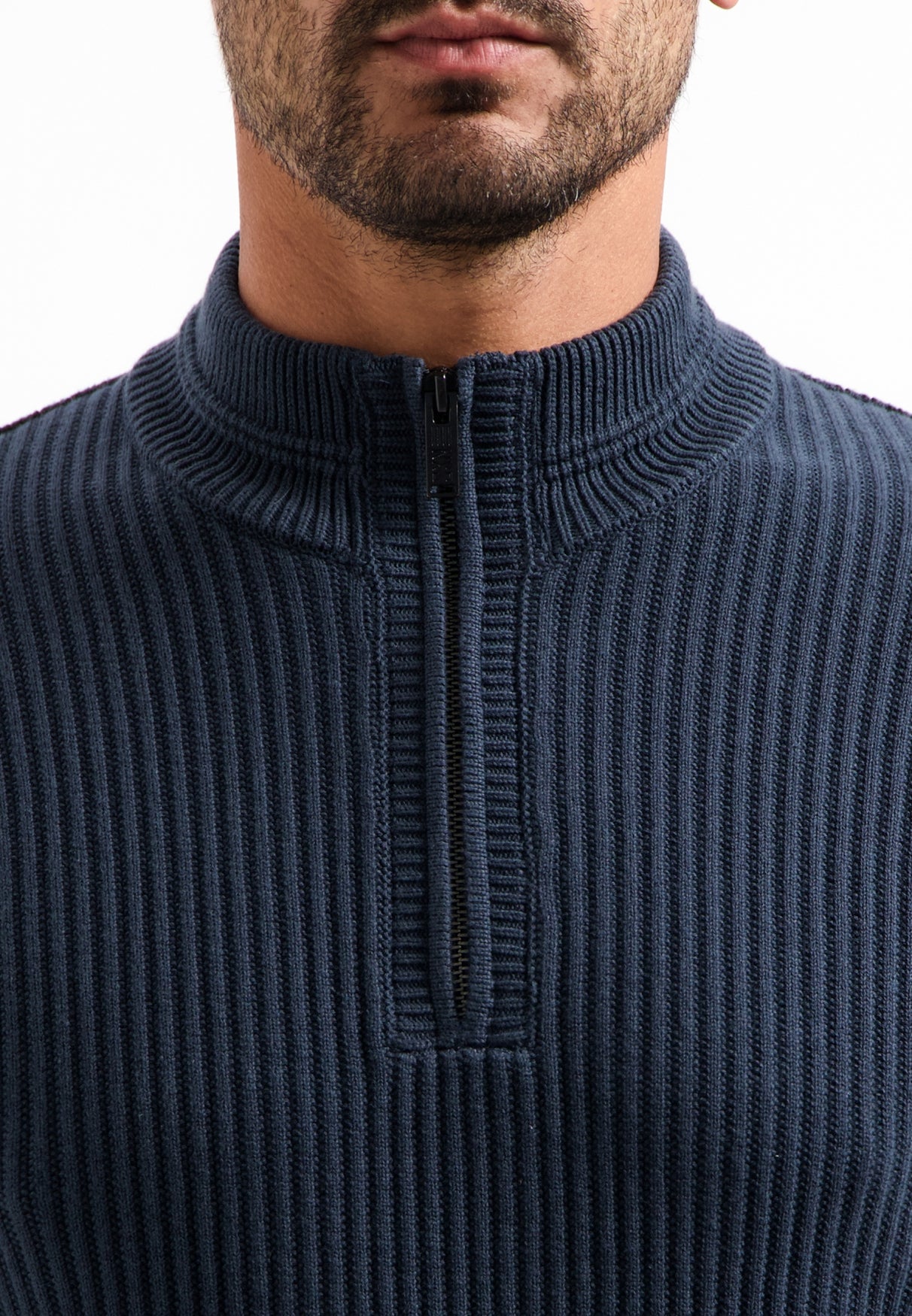 Gros pull côtelé en maille | Night