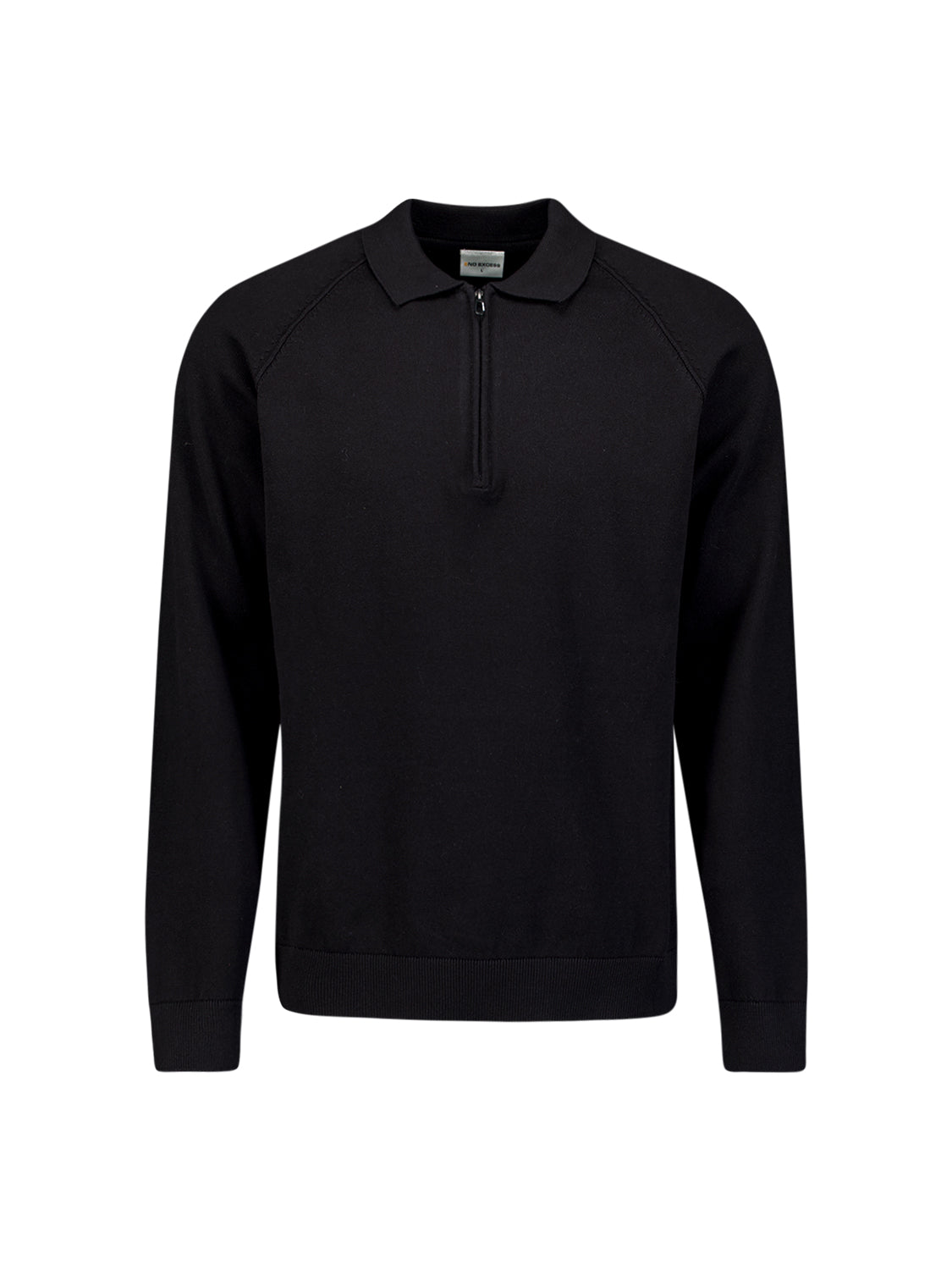 Pull polo zippé | Black