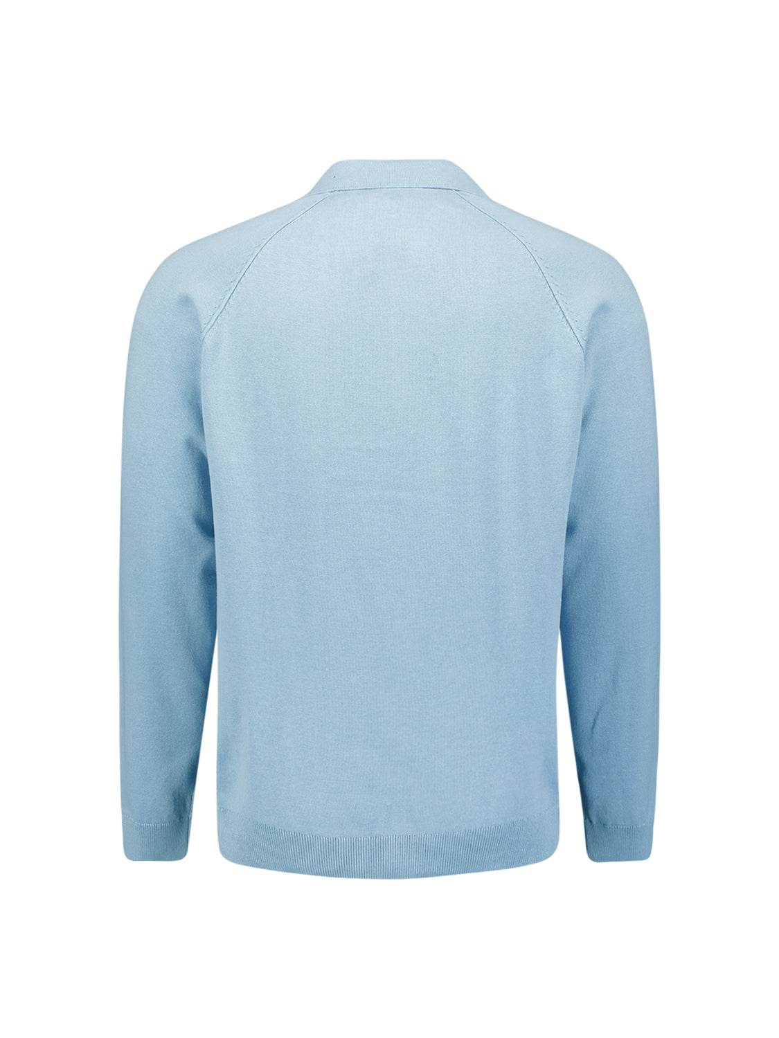 Pull polo zippé | Dusty Blue