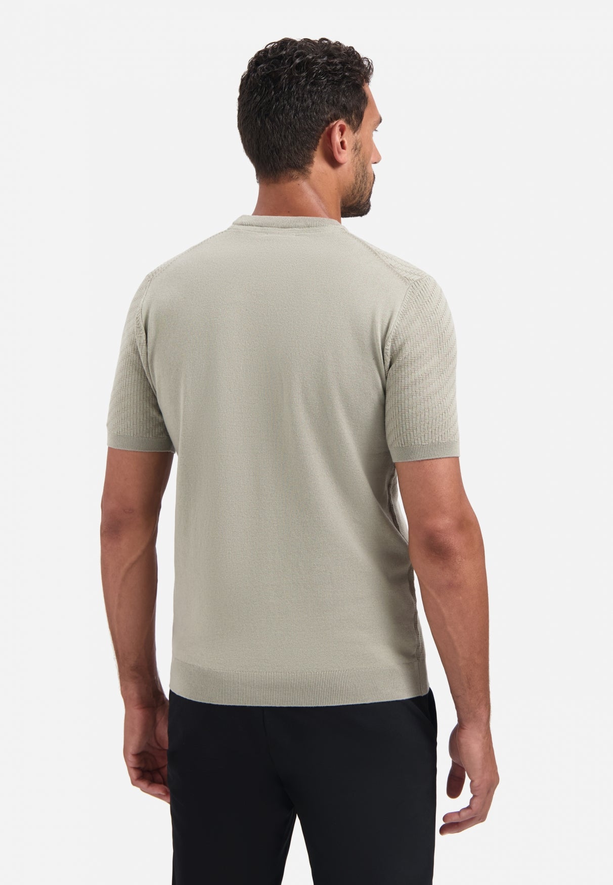 Knitted T-shirt | Clay