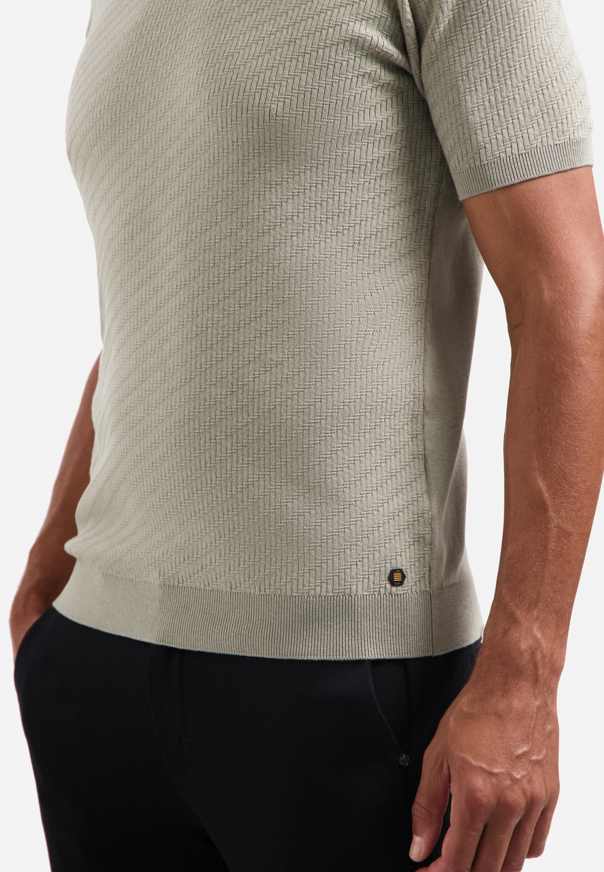 Knitted T-shirt | Clay