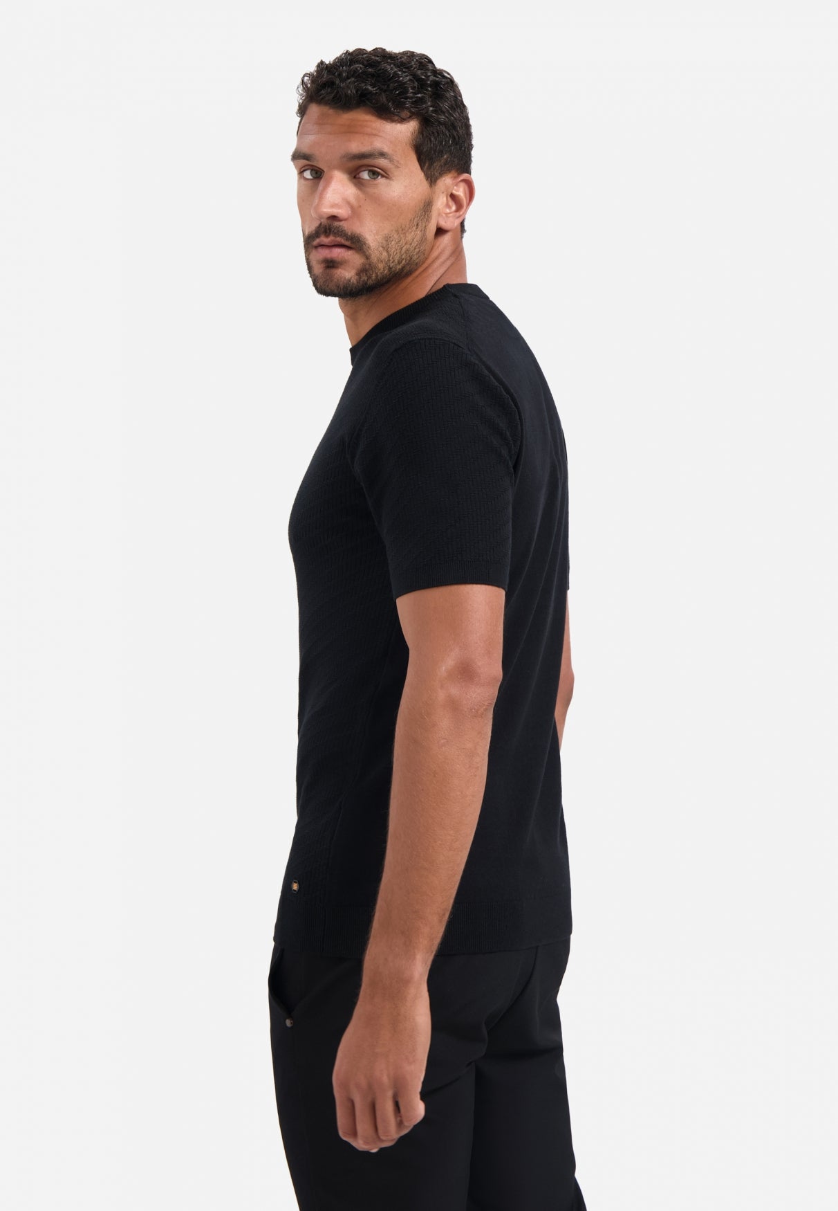 T-shirt en maille | Black
