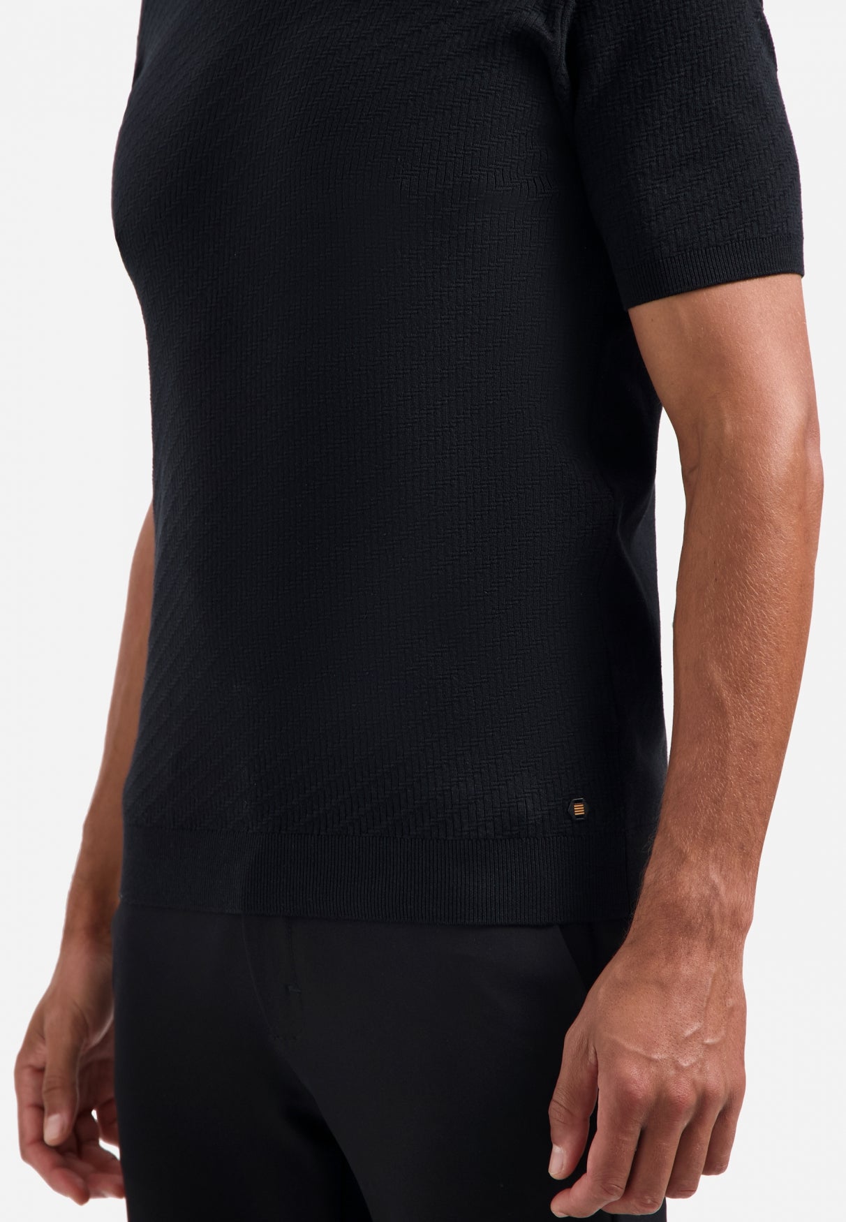 T-shirt en maille | Black