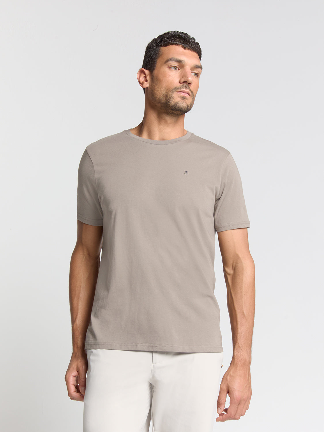 T-shirt col rond | Clay