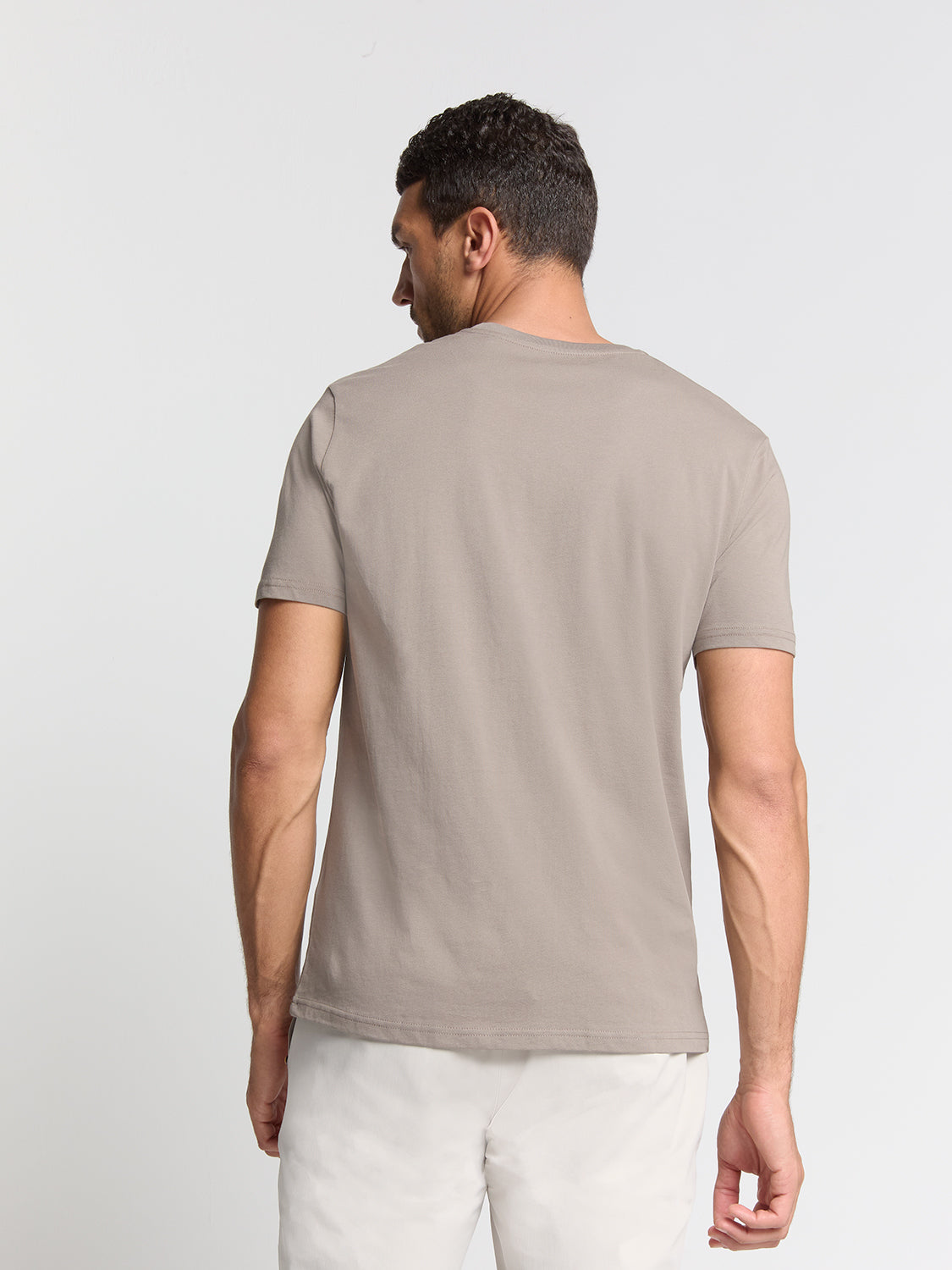 T-shirt col rond | Clay