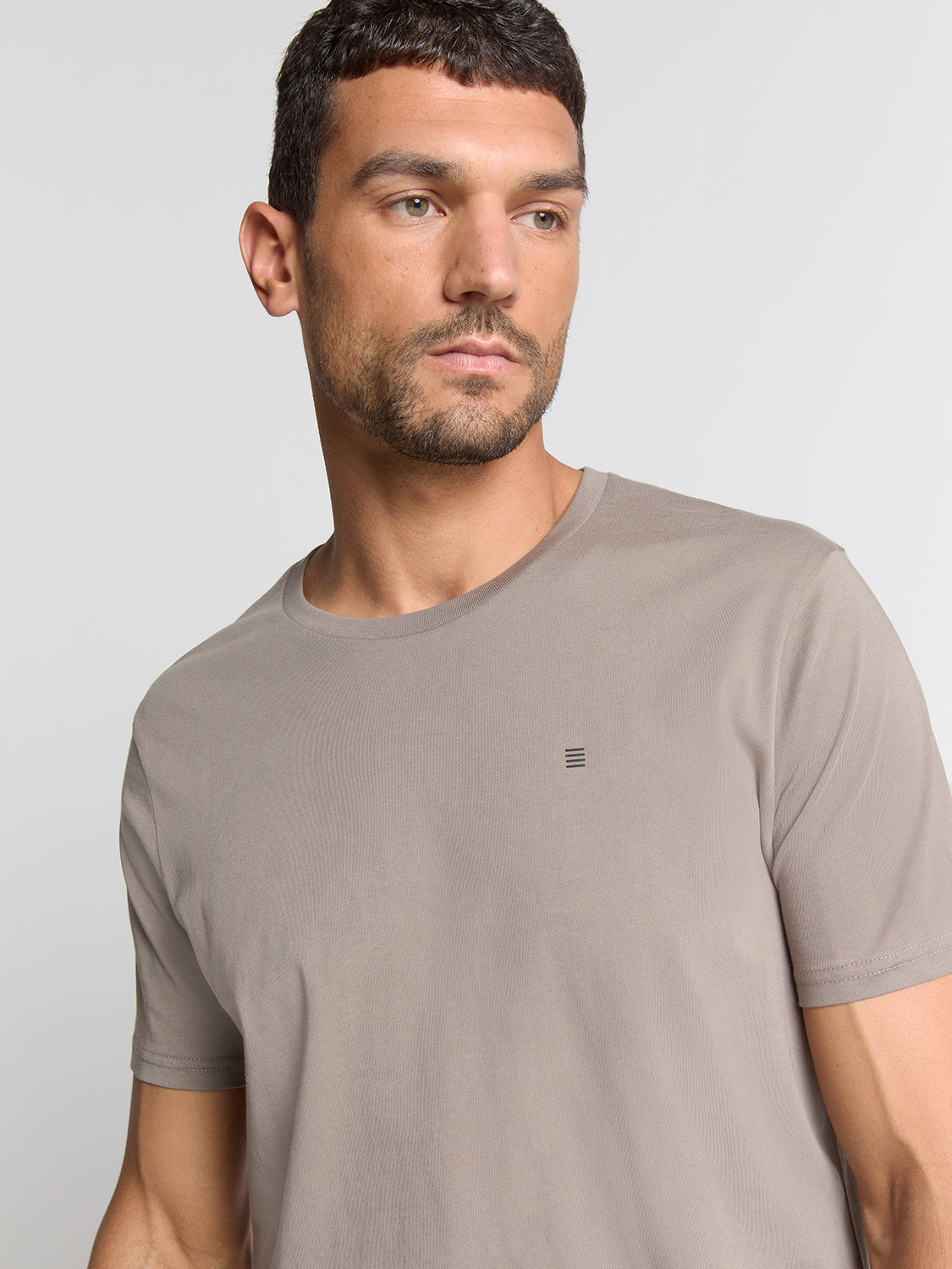 T-shirt col rond | Clay