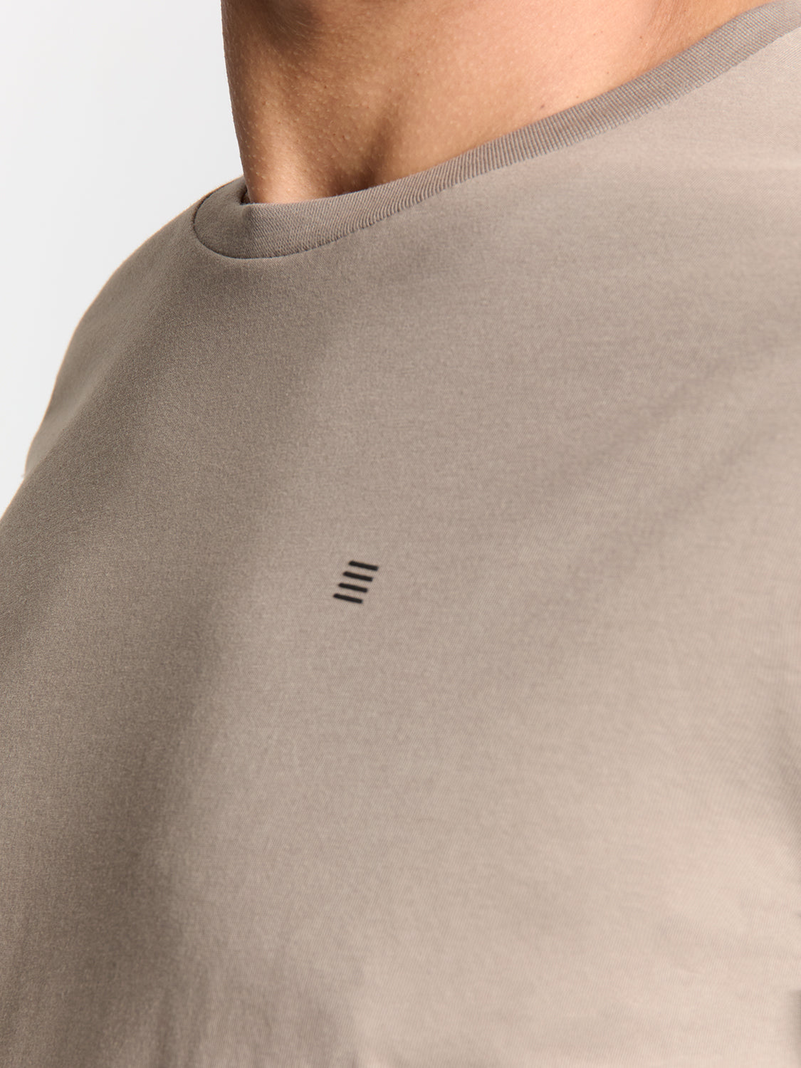 T-shirt col rond | Clay