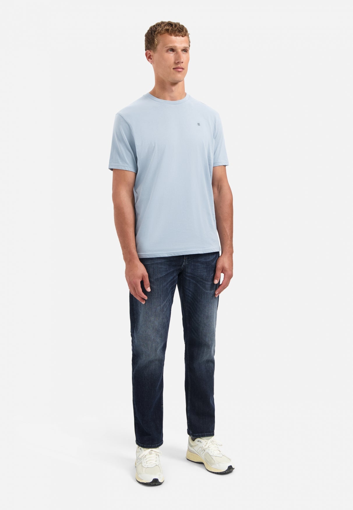 Crewneck T-shirt | Dusty Blue