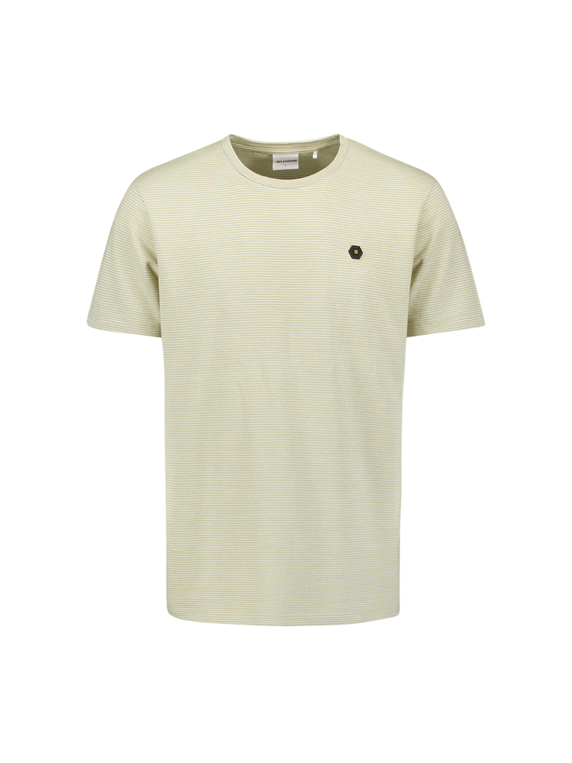 T-shirt rayé chiné | Light Moss