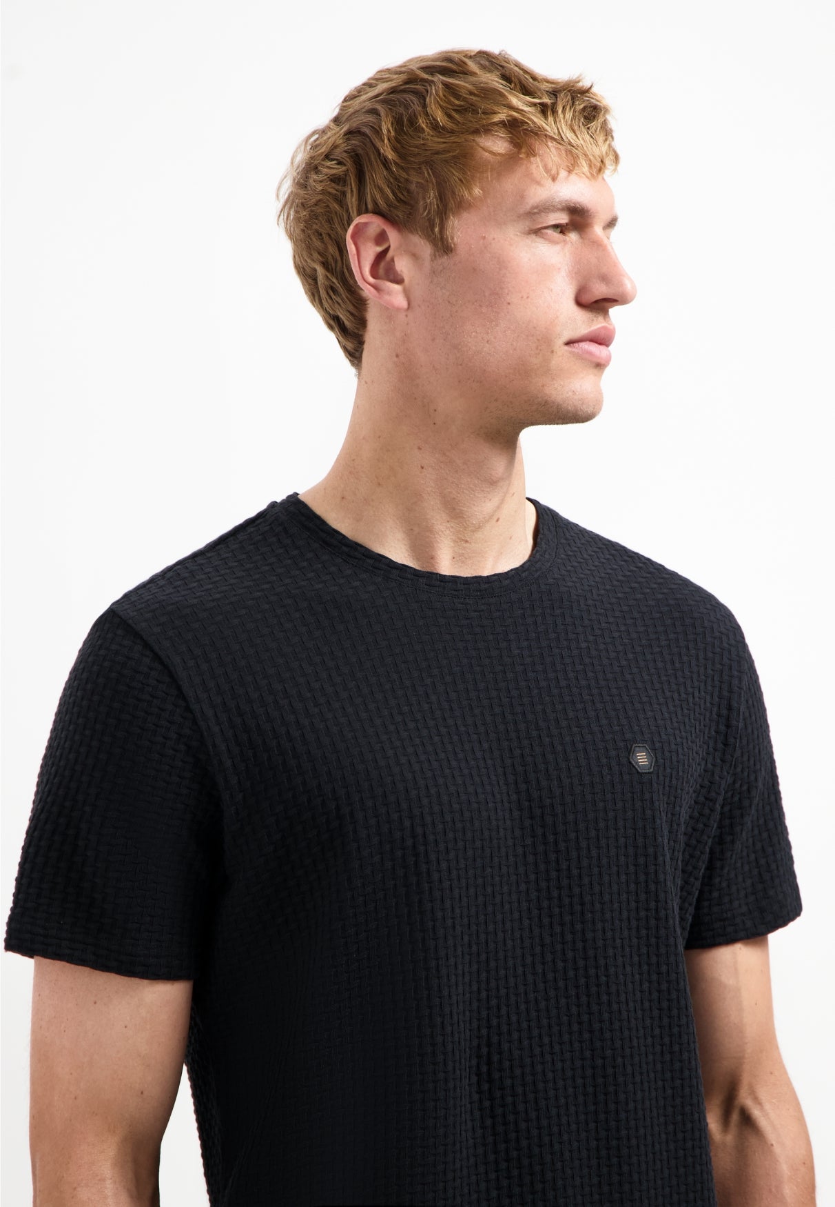 T-shirt structuré | Black