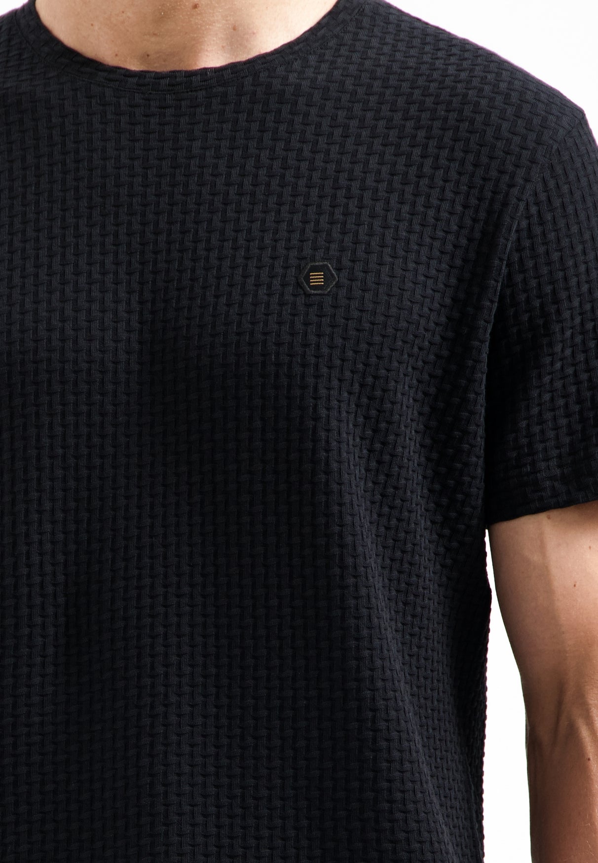 T-shirt structuré | Black