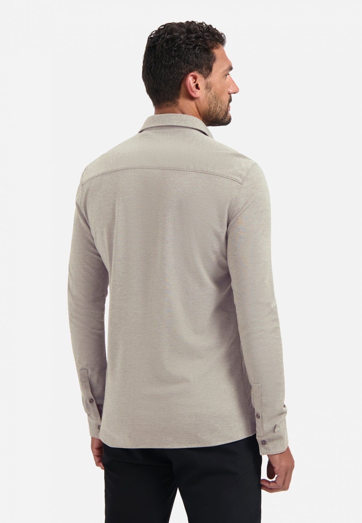 Chemise en jersey chiné | Clay
