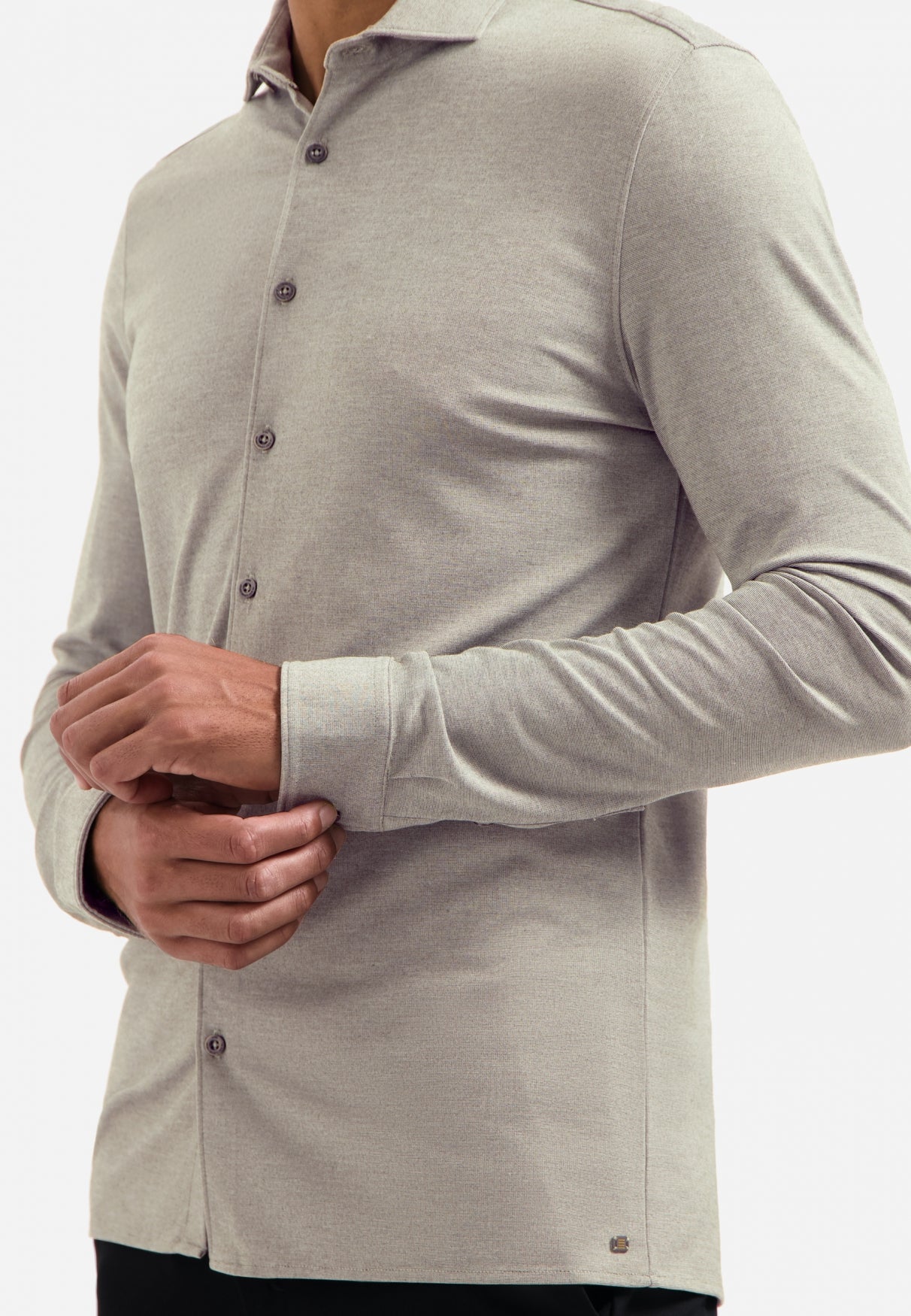 Chemise en jersey chiné | Clay