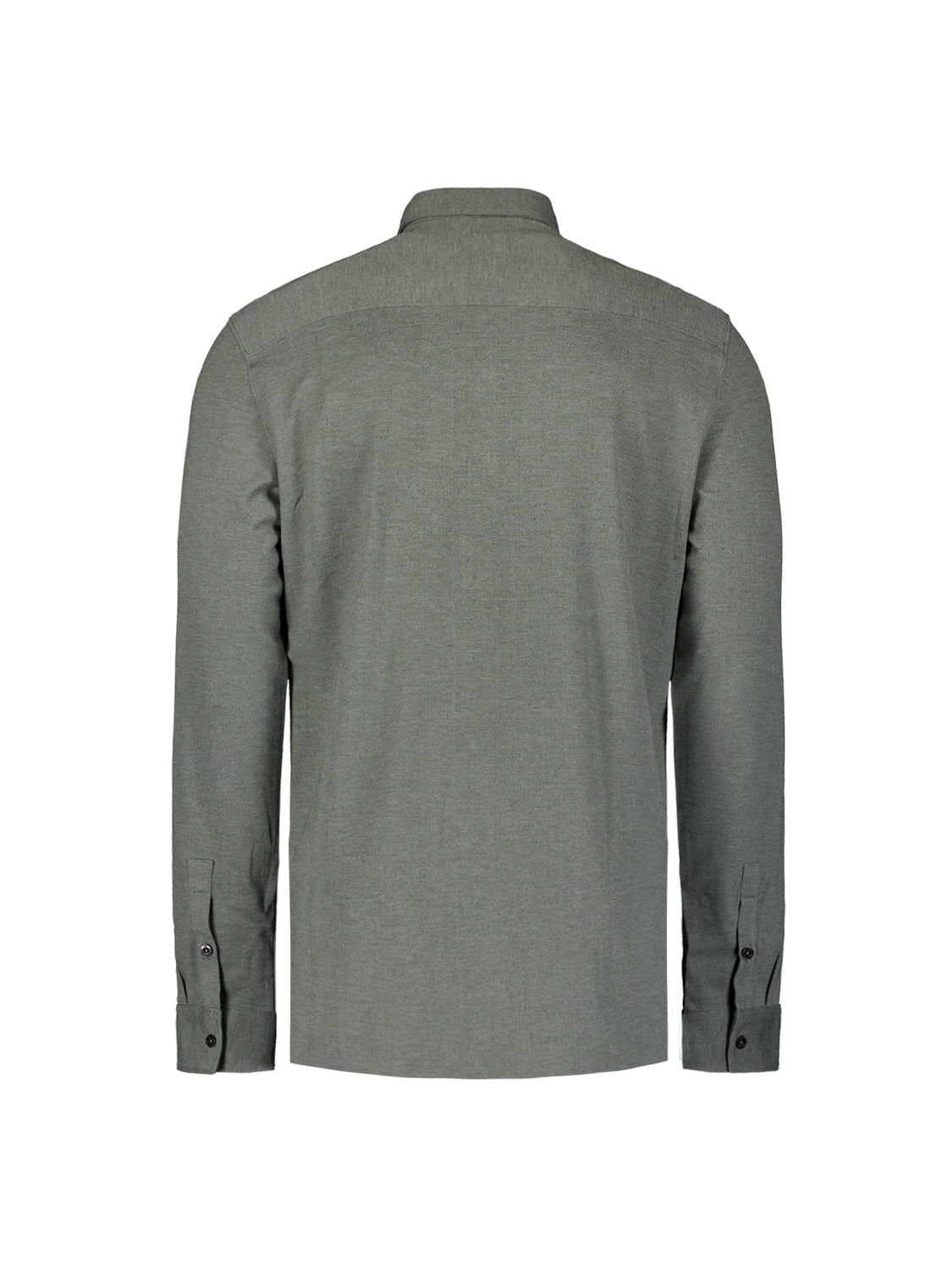 Chemise en jersey chiné | Dark Green
