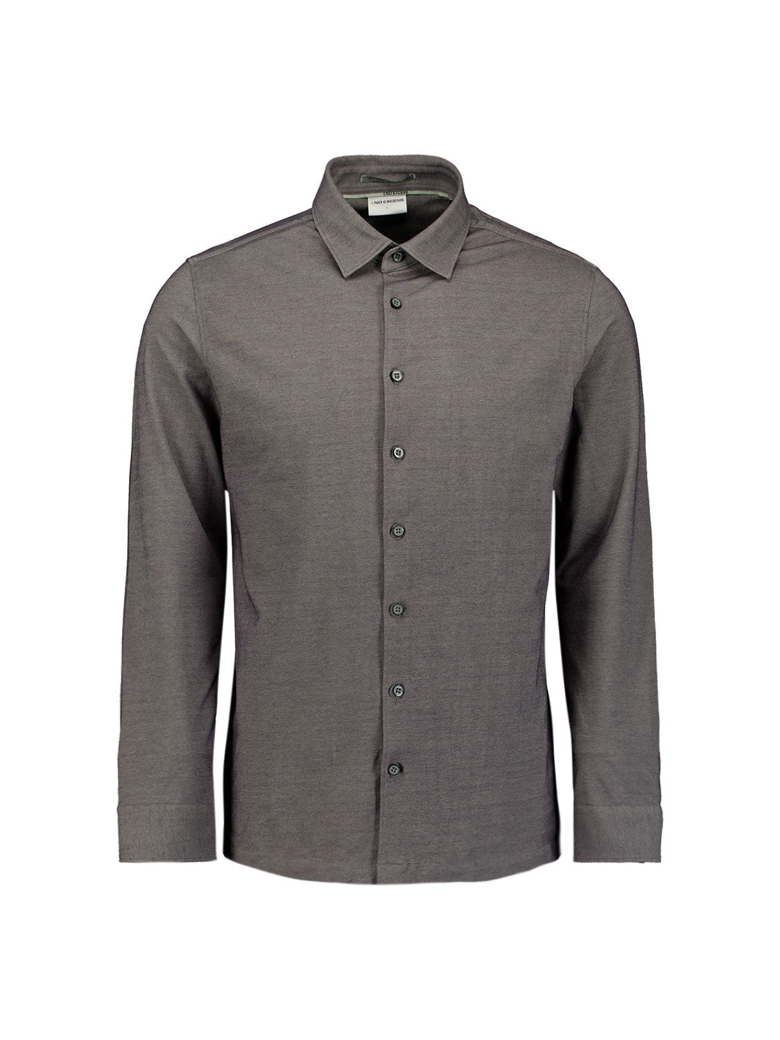 Chemise en jersey chiné | Dark Grey